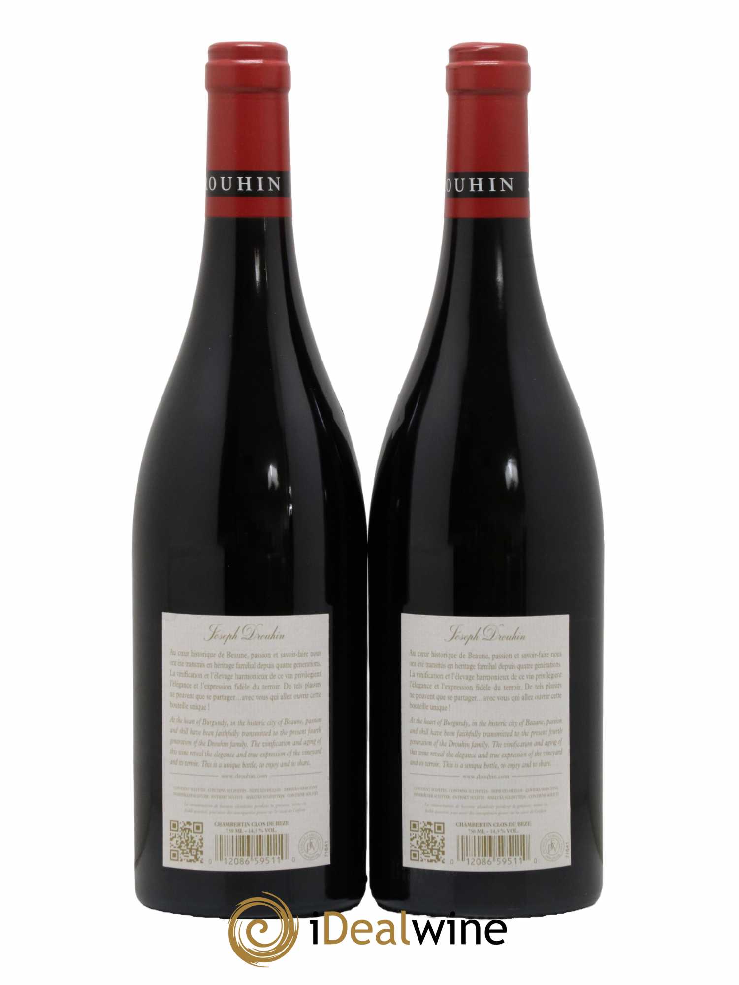 Chambertin Clos de Bèze Grand Cru Joseph Drouhin 2018 - Lot de 2 bouteilles - 1