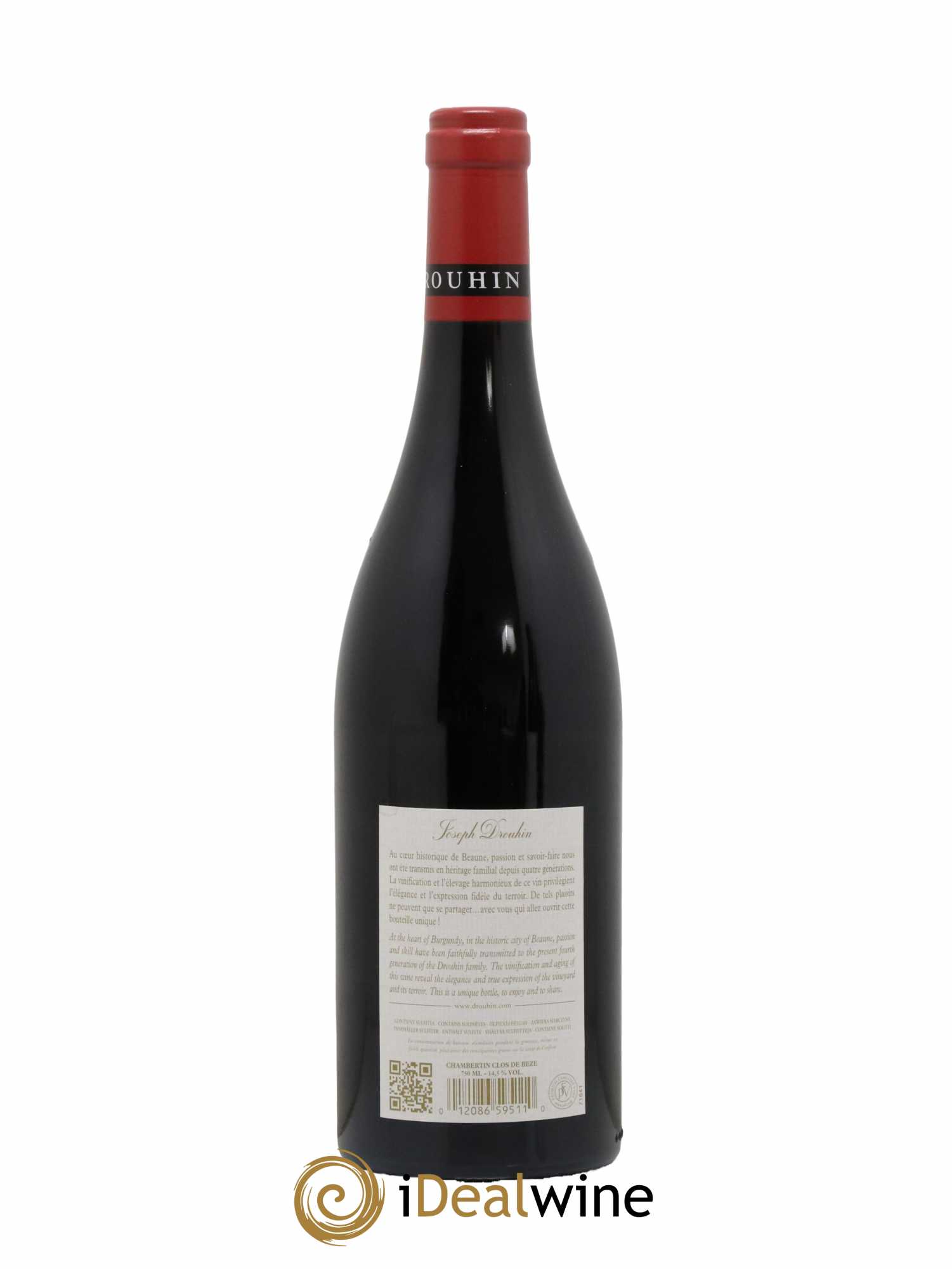 Chambertin Clos de Bèze Grand Cru Joseph Drouhin 2018 - Lot de 1 bouteille - 1