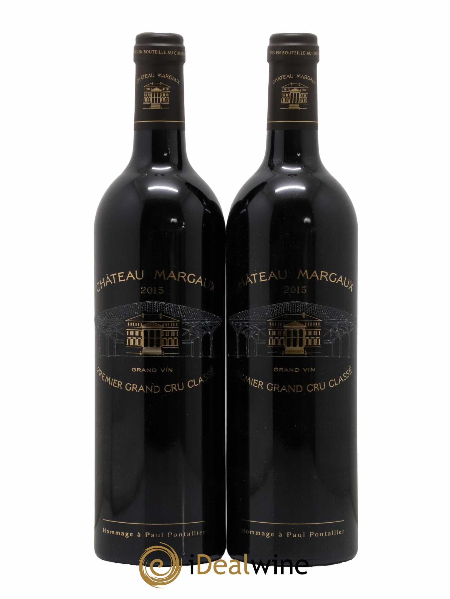Château Margaux 1er Grand Cru Classé 2015 - Lot de 2 bouteilles - 0