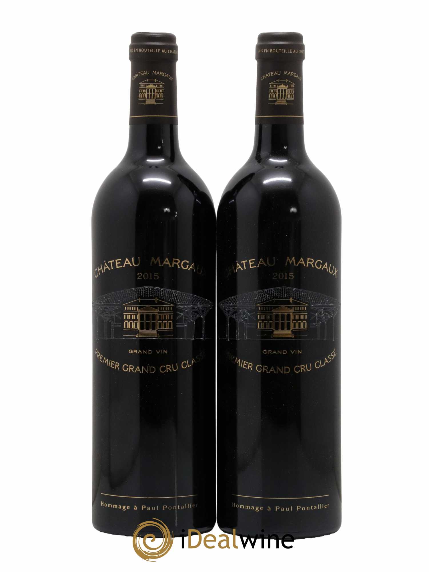 Château Margaux 1er Grand Cru Classé 2015 - Lot de 2 bouteilles - 0