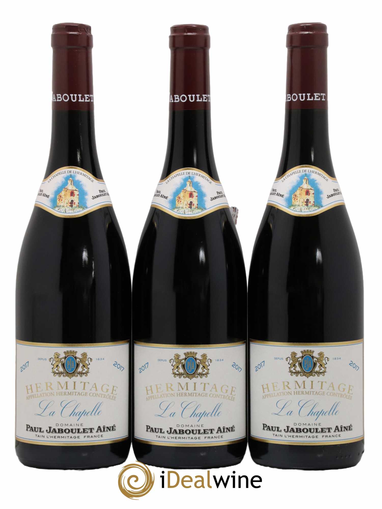 Hermitage La Chapelle Paul Jaboulet Ainé 2017 - Lot de 3 bouteilles - 0