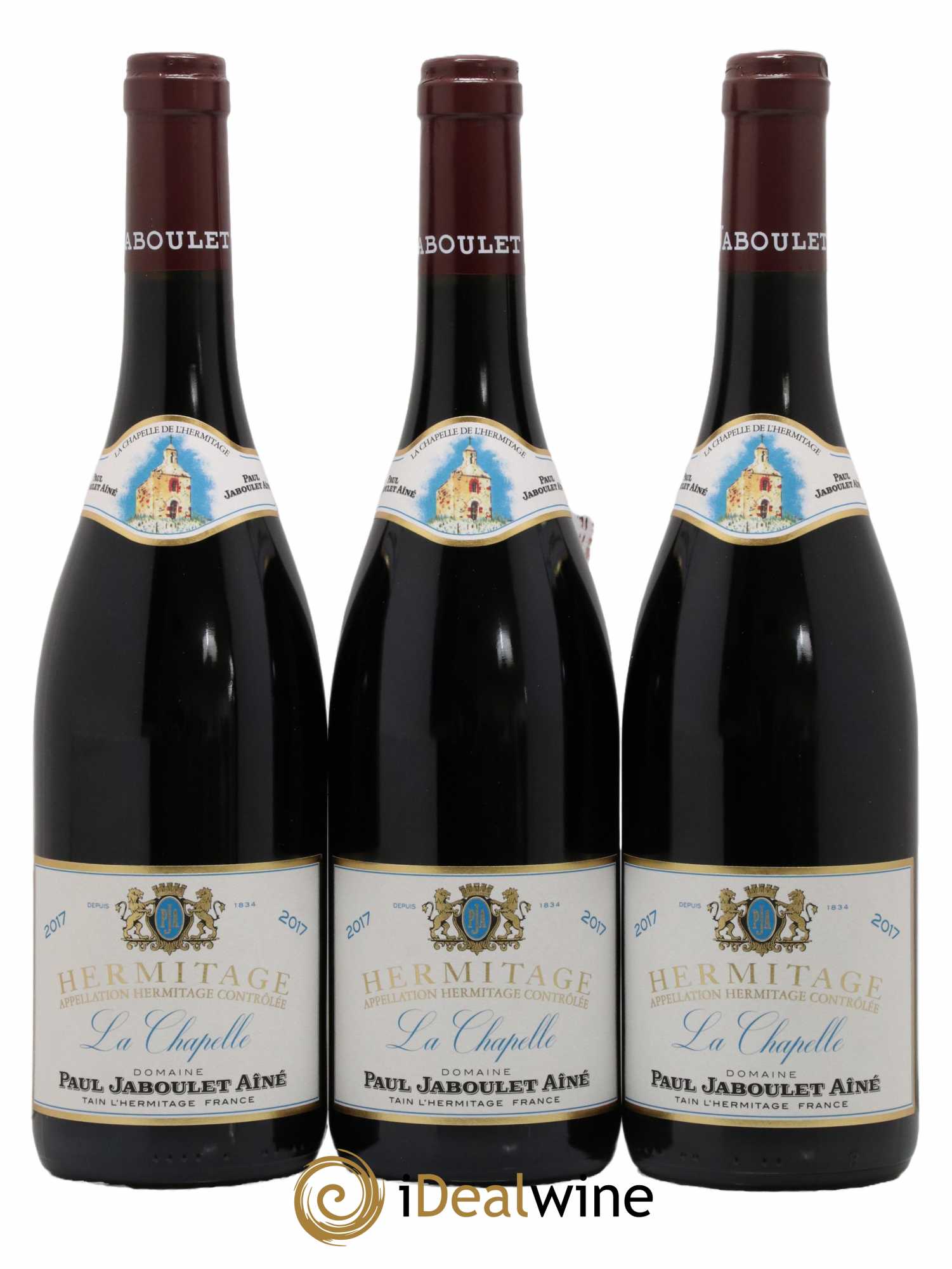 Hermitage La Chapelle Paul Jaboulet Ainé 2017 - Lot de 3 bouteilles - 0