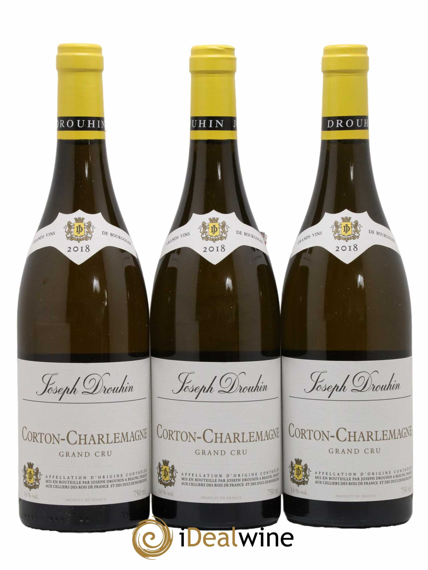 Corton-Charlemagne Grand Cru Joseph Drouhin 2018 - Lot de 3 bouteilles - 0