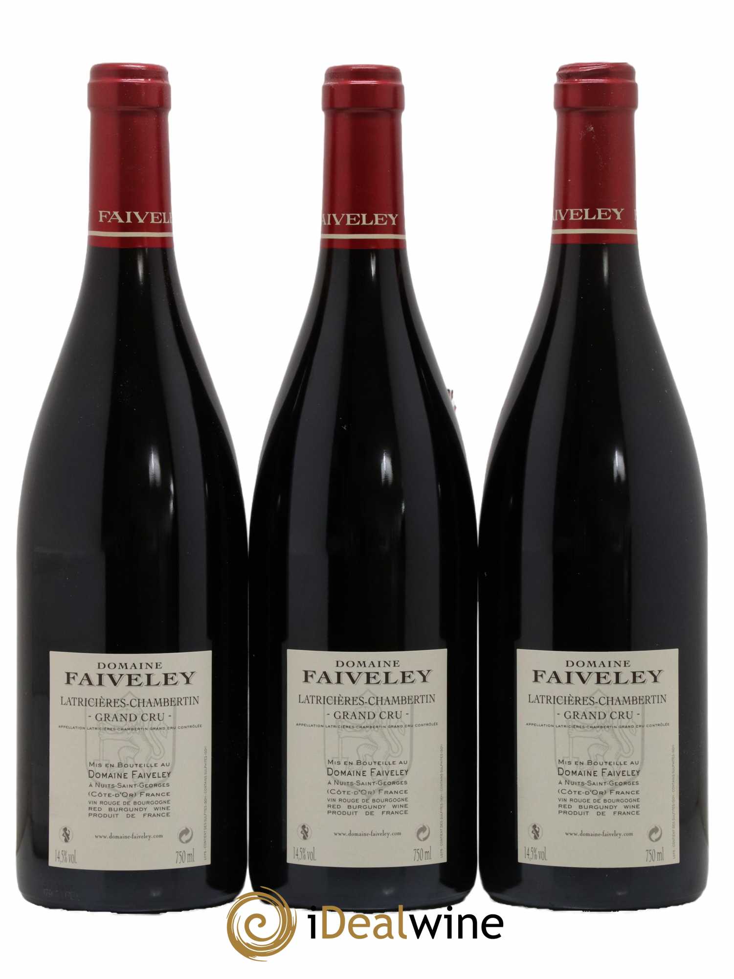 Latricières-Chambertin Grand Cru Faiveley 2019 - Lot de 3 bouteilles - 1
