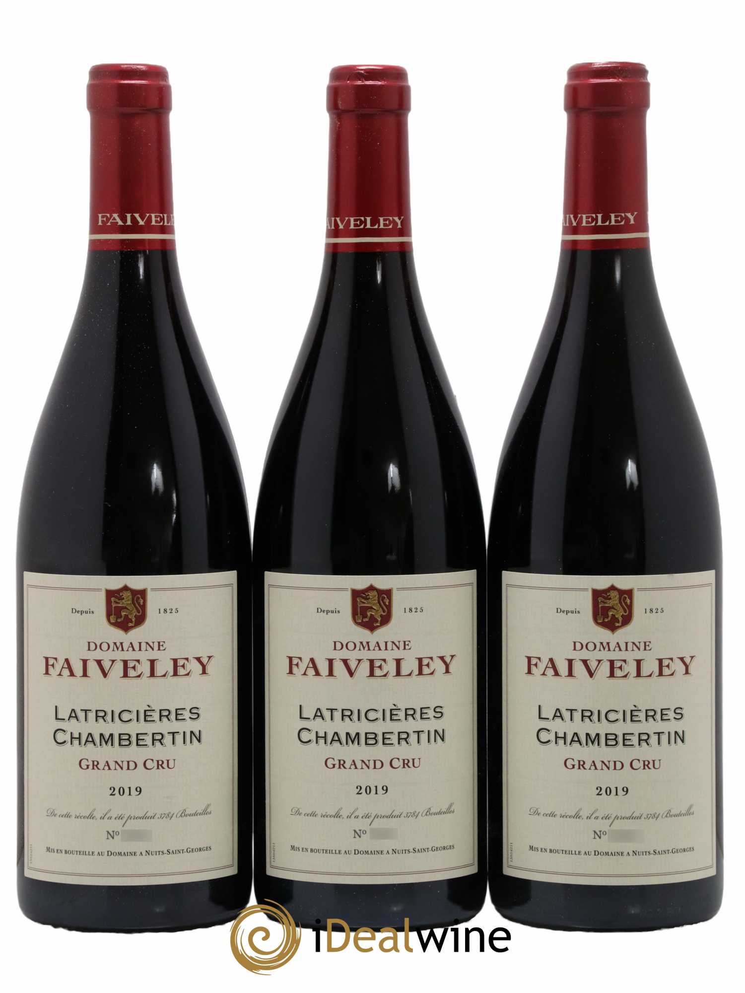 Latricières-Chambertin Grand Cru Faiveley 2019 - Lot de 3 bouteilles - 0