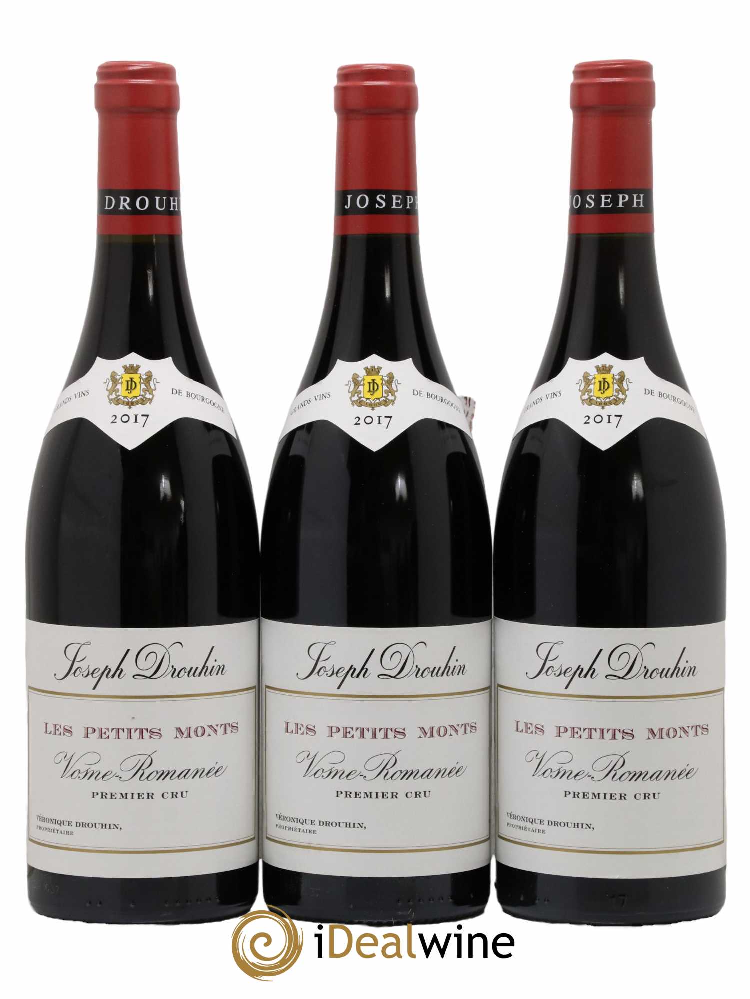 Vosne-Romanée 1er Cru Les Petits Monts Joseph Drouhin 2017 - Lot de 3 bouteilles - 0