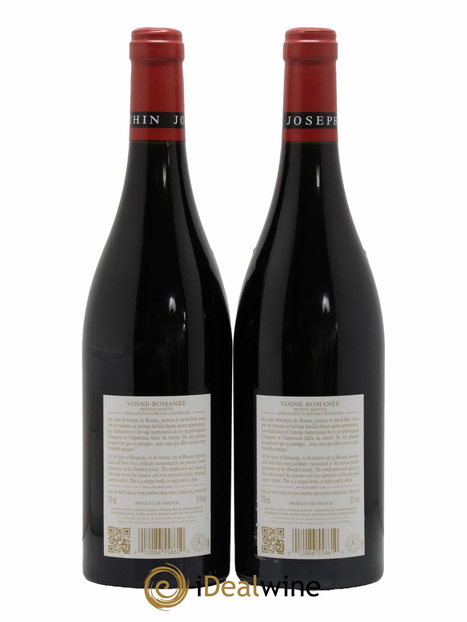 Vosne-Romanée 1er Cru Les Petits Monts Joseph Drouhin 2017 - Lot de 2 bouteilles - 1