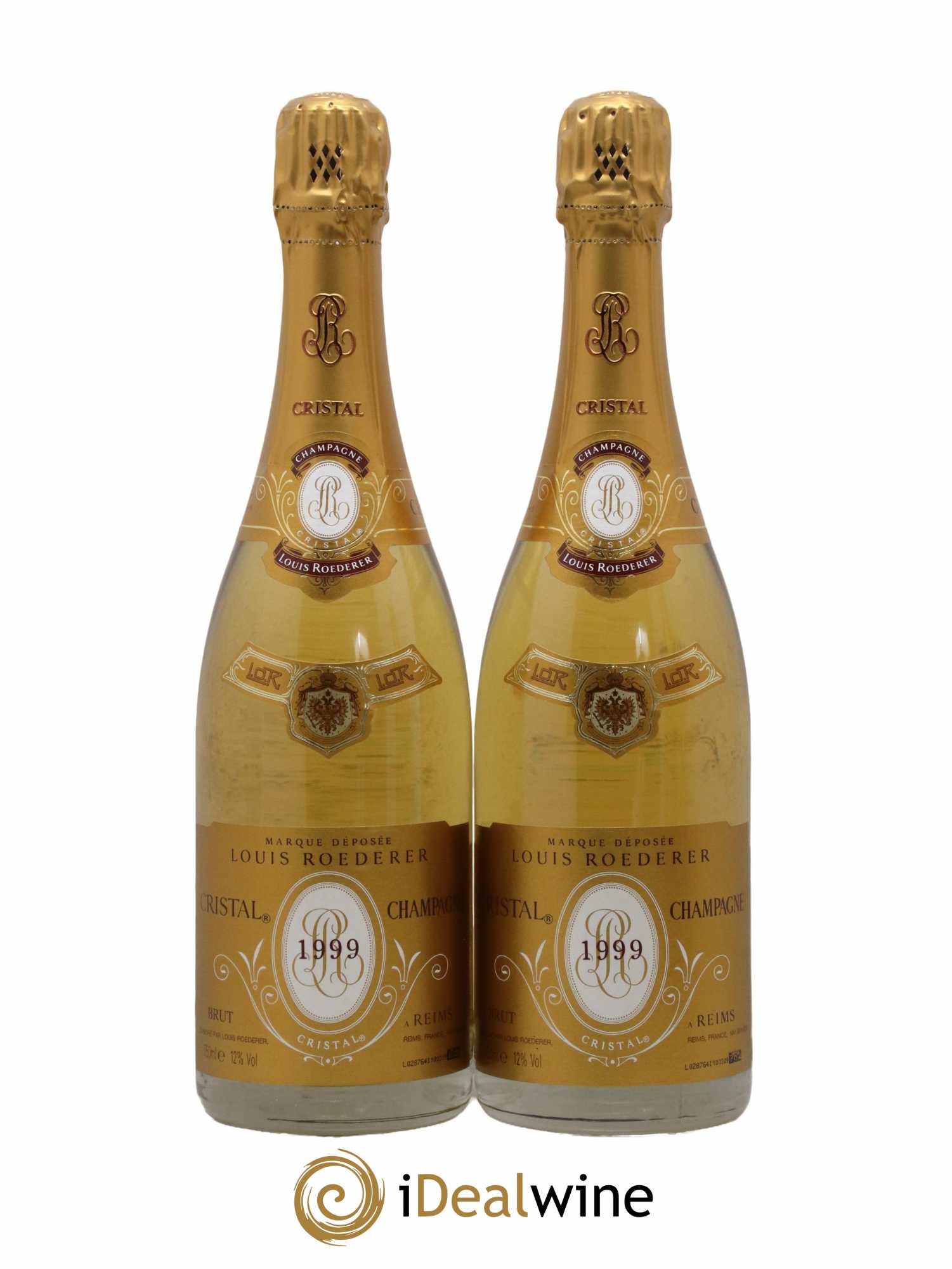 Cristal Louis Roederer 1999 - Lot de 2 bouteilles - 0