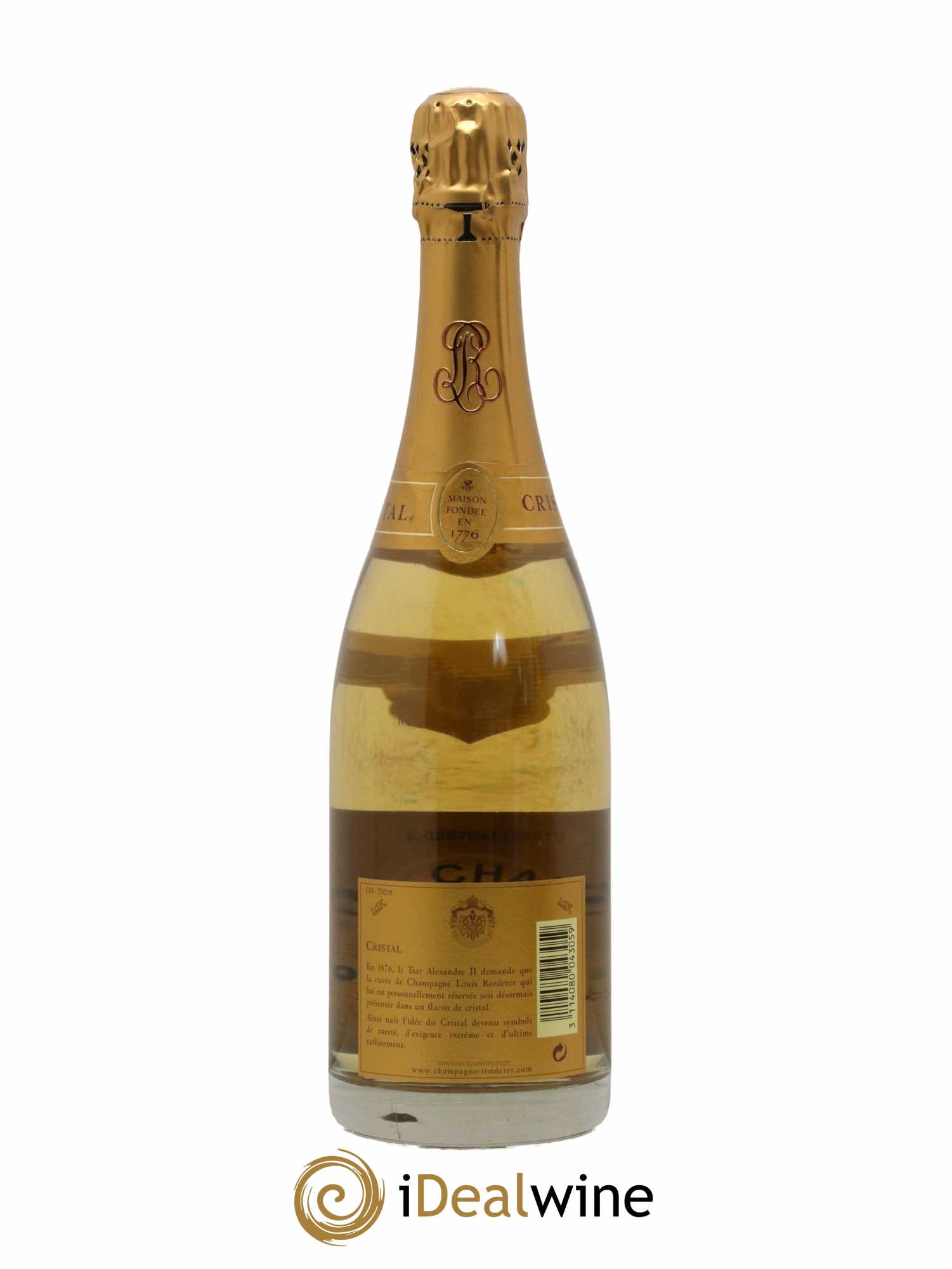 Cristal Louis Roederer 1999 - Lot de 1 bouteille - 1