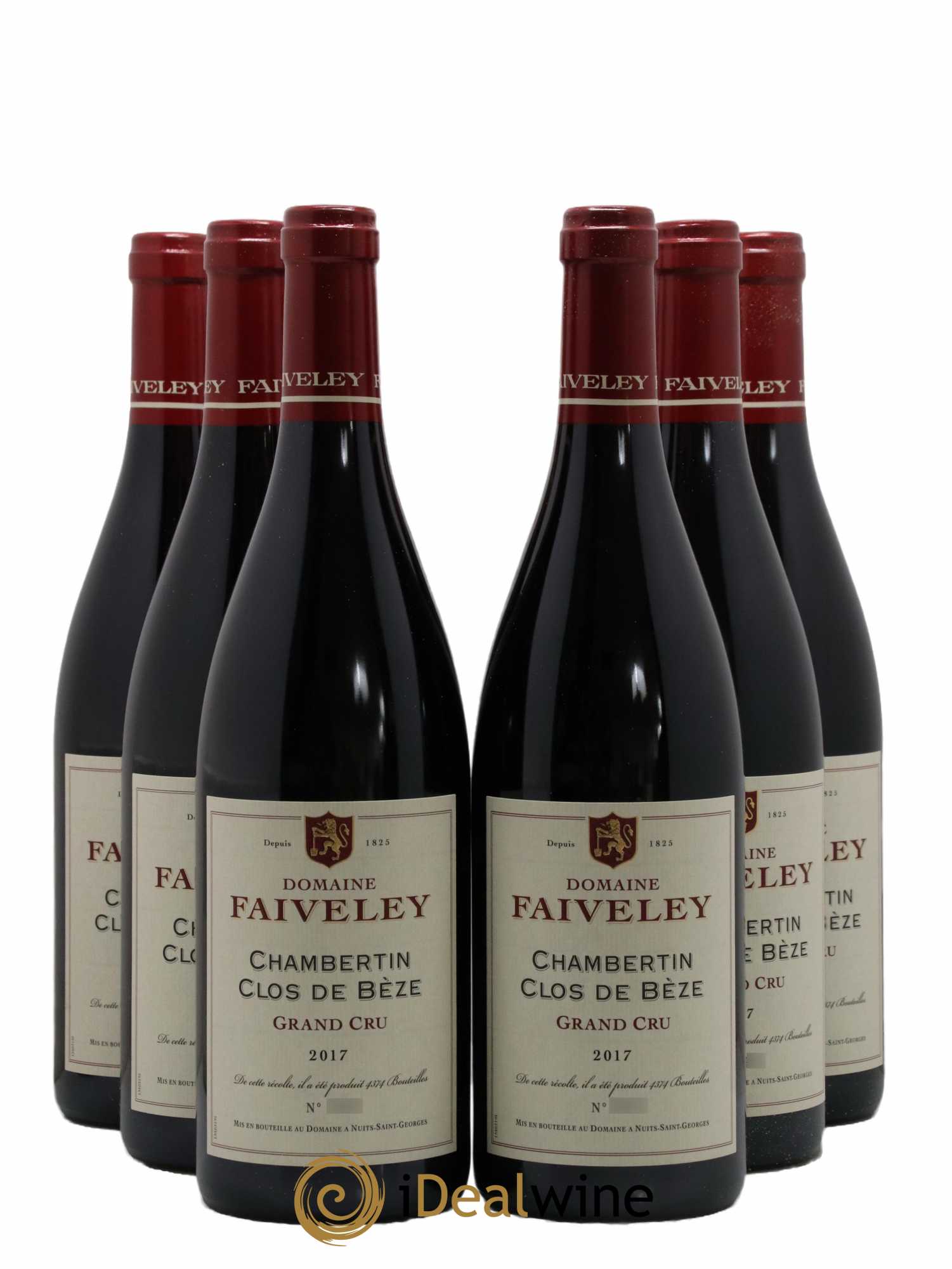 Chambertin Clos de Bèze Grand Cru Faiveley 2017 - Lot de 6 bouteilles - 0