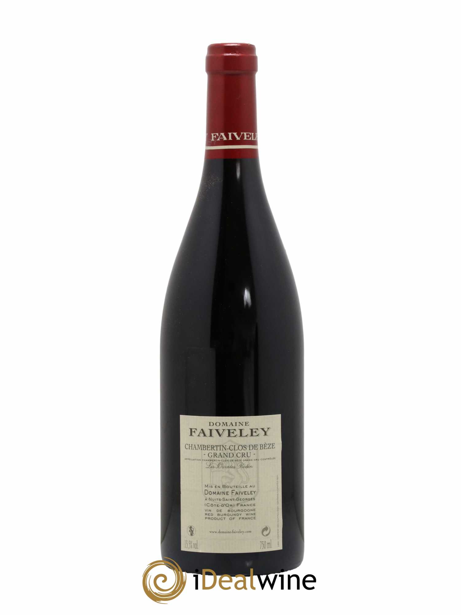 Chambertin Clos de Bèze Grand Cru Les Ouvrées Rodin Faiveley 2017 - Lot de 1 bouteille - 1