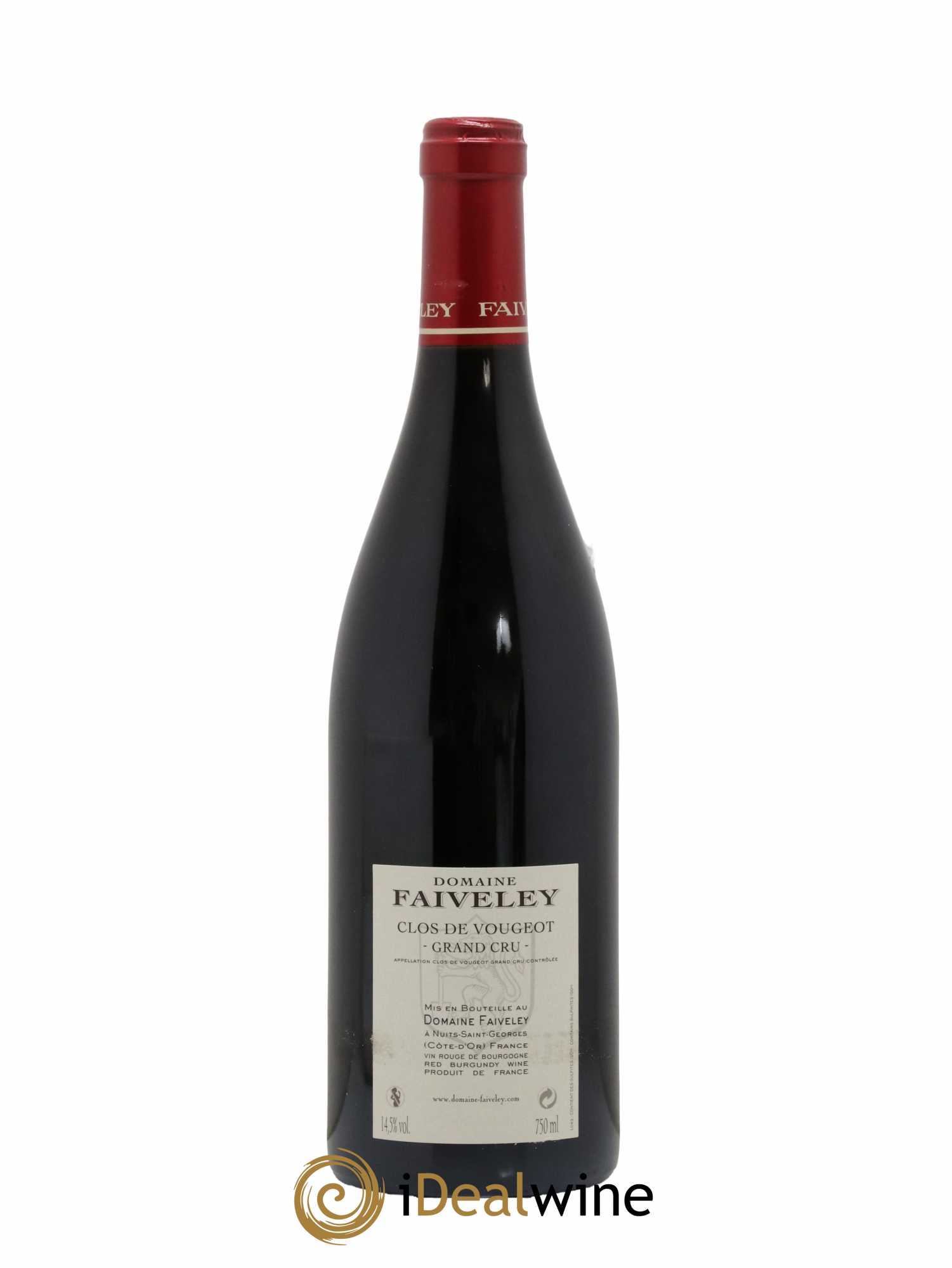 Clos de Vougeot Grand Cru Faiveley 2019 - Lot de 1 bouteille - 1