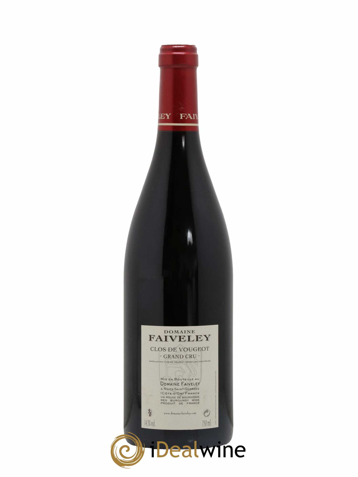 Clos de Vougeot Grand Cru Faiveley 2019 - Lot de 1 bouteille - 1