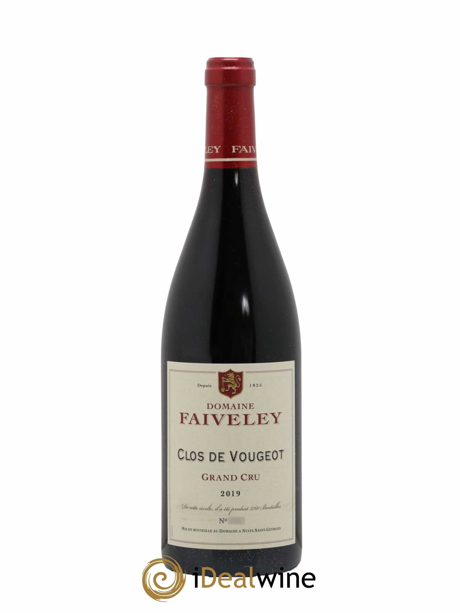 Clos de Vougeot Grand Cru Faiveley 2019 - Lot de 1 bouteille - 0