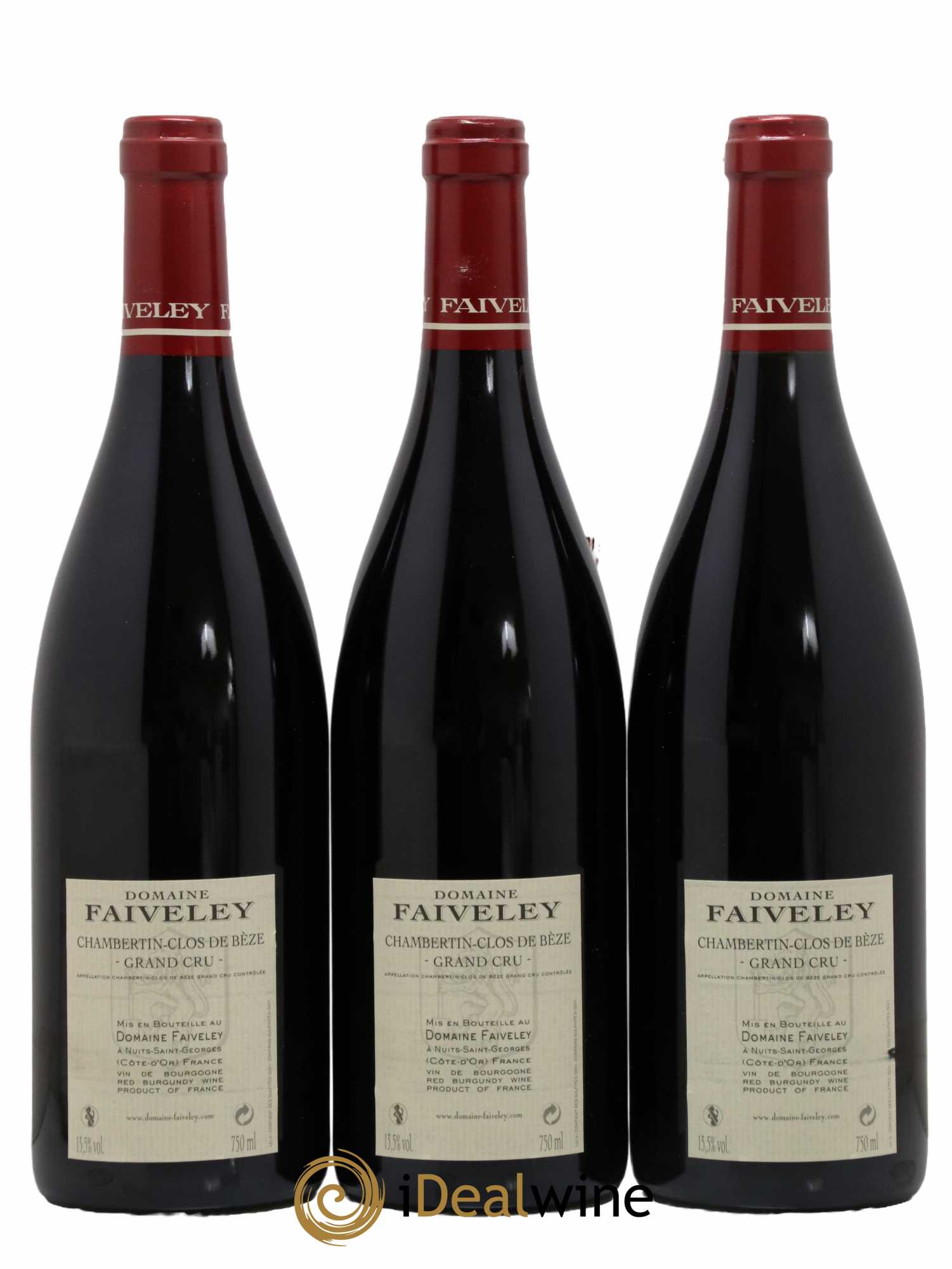 Chambertin Clos de Bèze Grand Cru Faiveley 2017 - Lot de 3 bouteilles - 1