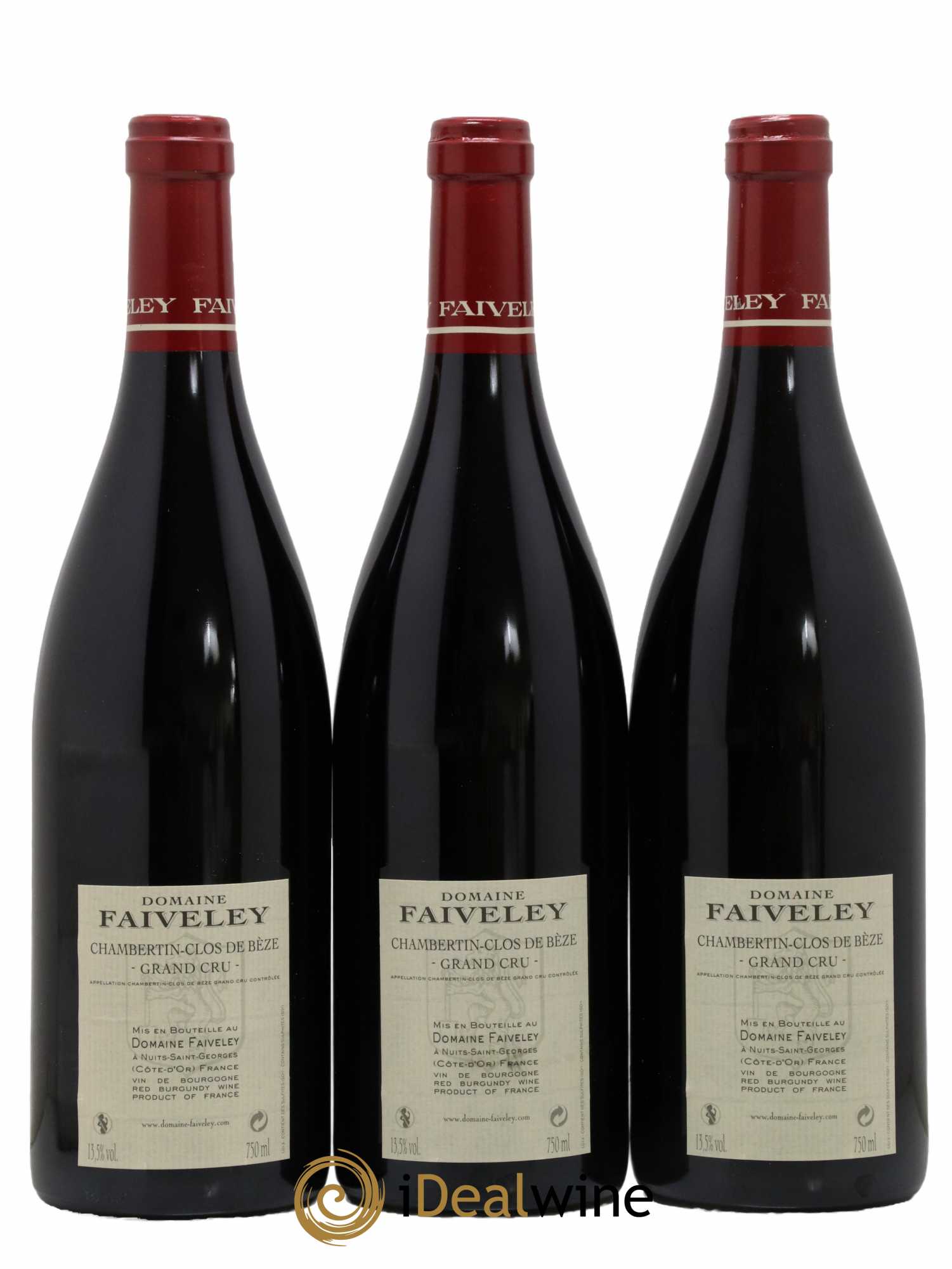 Chambertin Clos de Bèze Grand Cru Faiveley 2017 - Lot de 3 bouteilles - 1