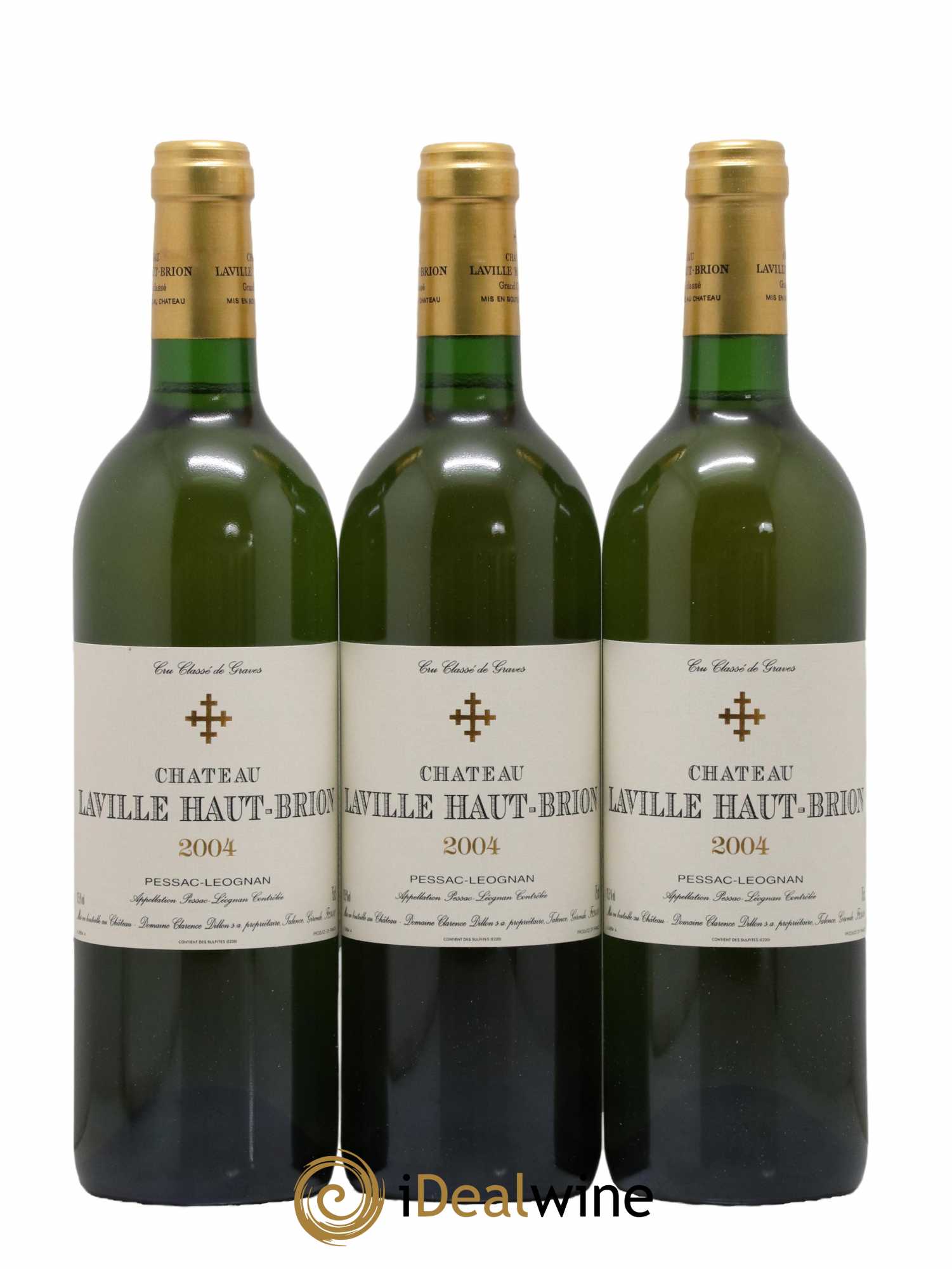 Château Laville Haut-Brion Cru Classé de Graves 2004 - Lot de 3 bouteilles - 0