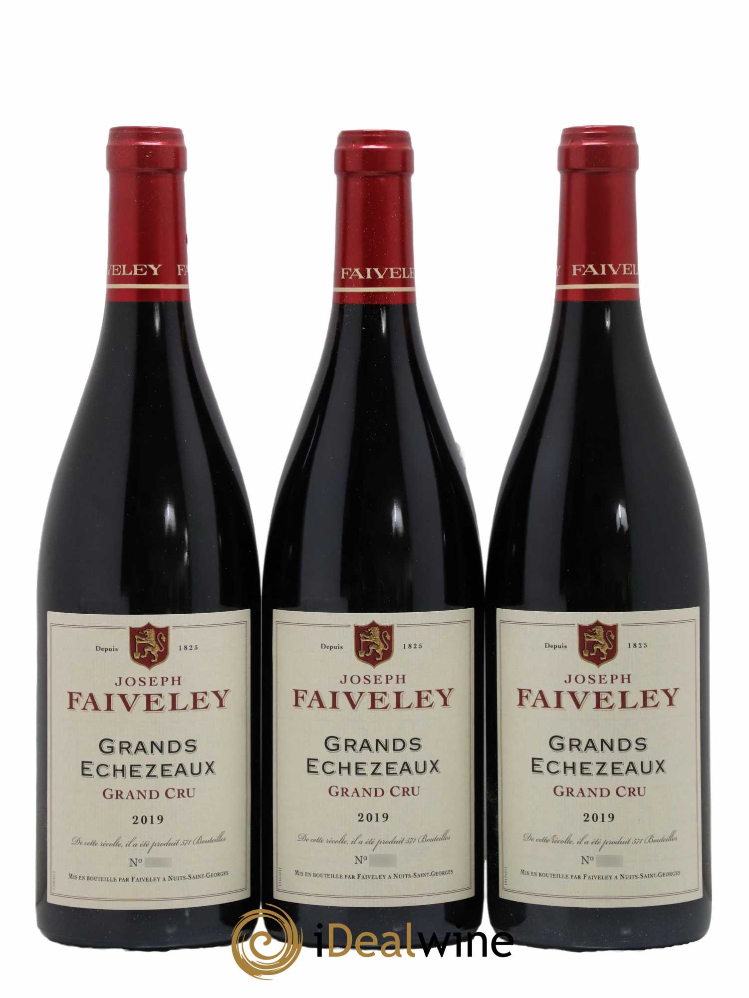 Grands-Echezeaux Grand Cru Faiveley 2019 - Lot de 3 bouteilles - 0