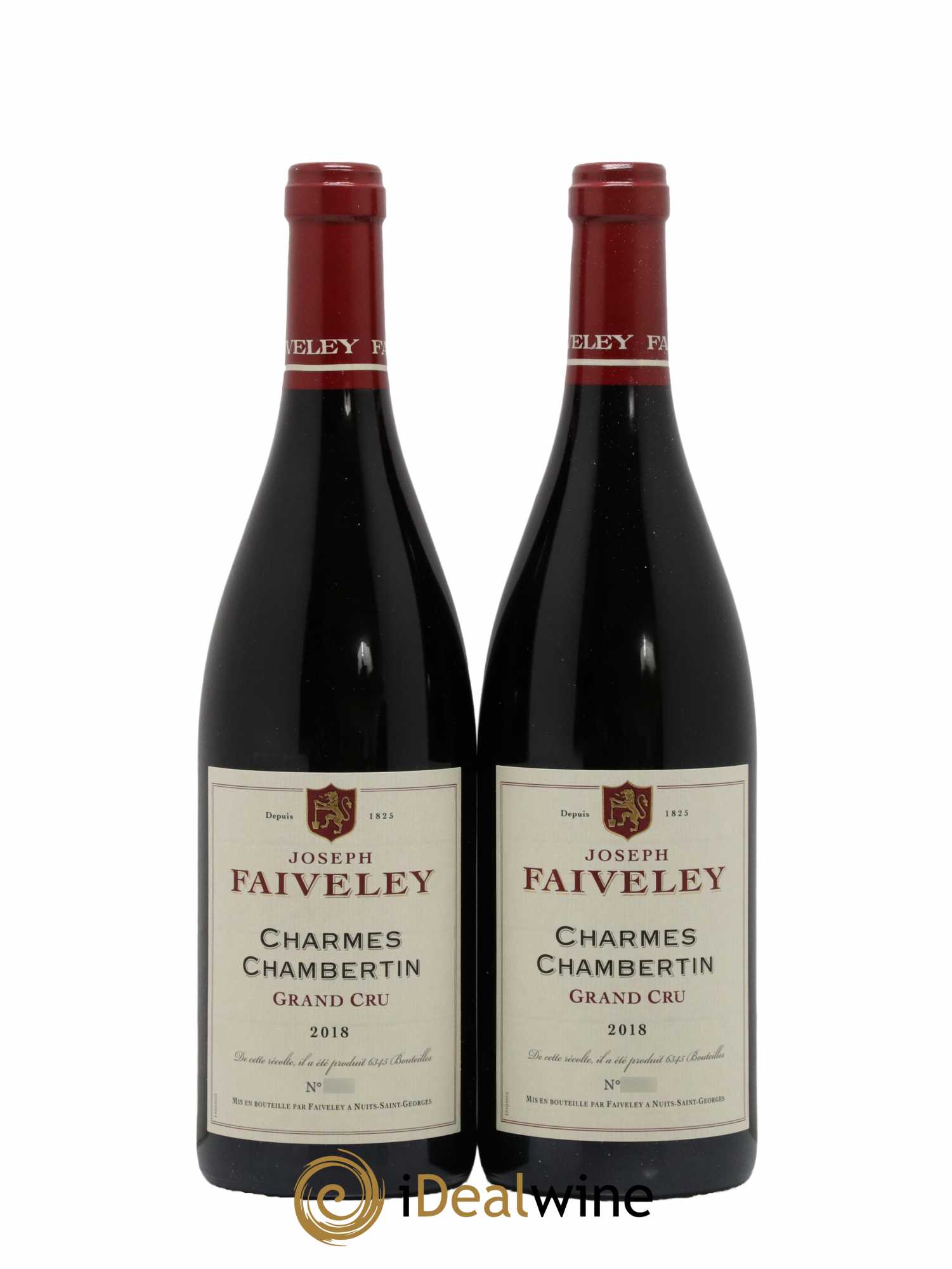 Charmes-Chambertin Grand Cru Faiveley 2018 - Lot de 2 bouteilles - 0
