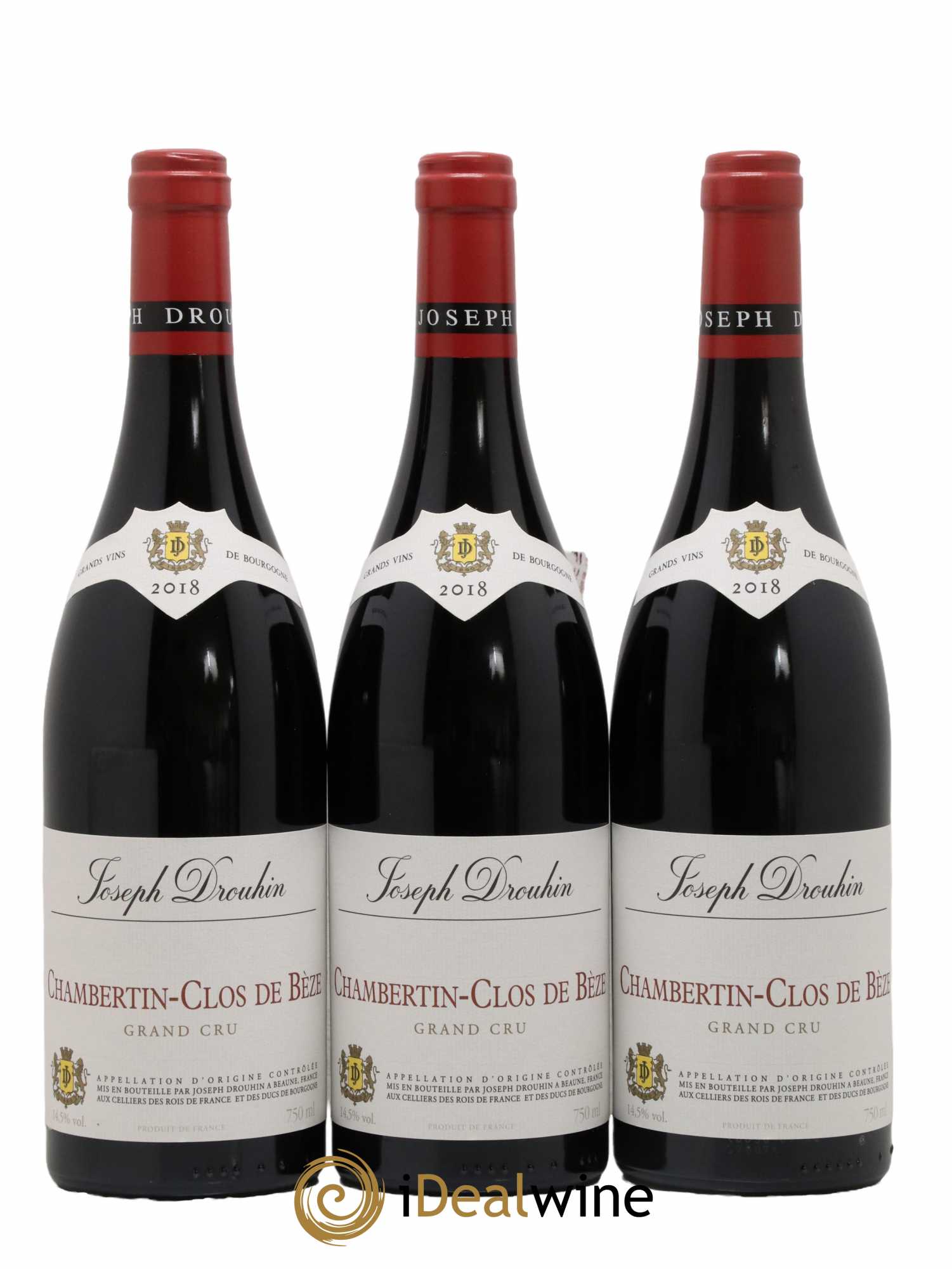 Chambertin Clos de Bèze Grand Cru Joseph Drouhin 2018 - Lot de 3 bouteilles - 0
