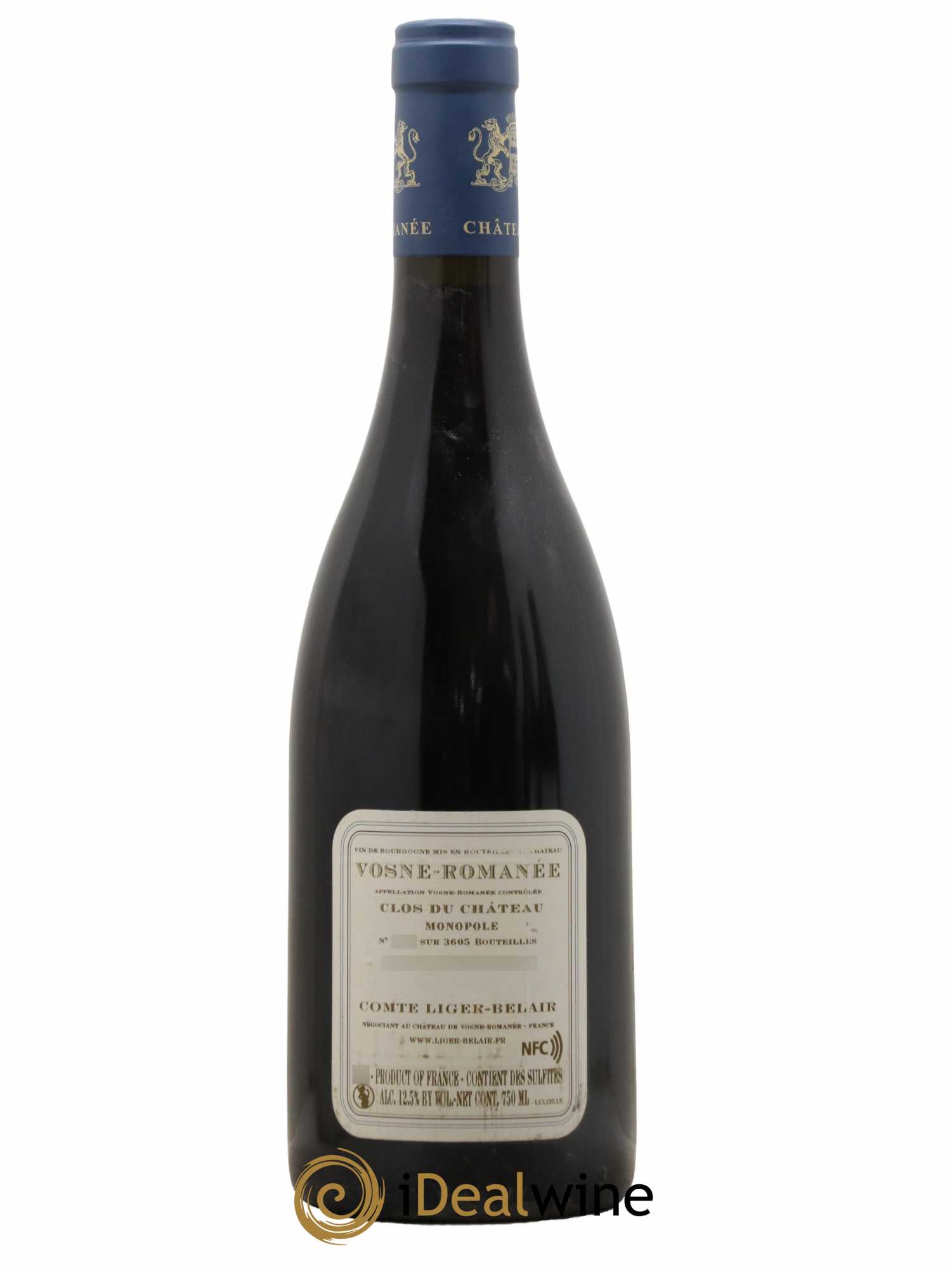 Vosne-Romanée Clos du Château Comte Liger-Belair (Domaine du) 2015 - Lot de 1 bouteille - 1