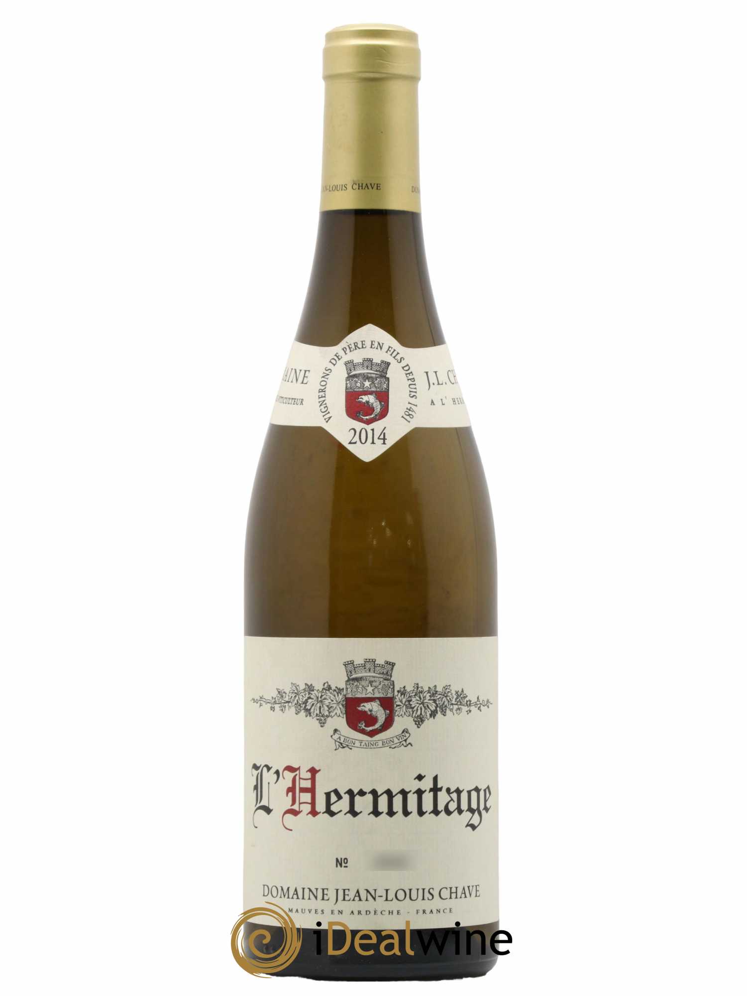 Hermitage Jean-Louis Chave 2014 - Lot de 1 bouteille - 0