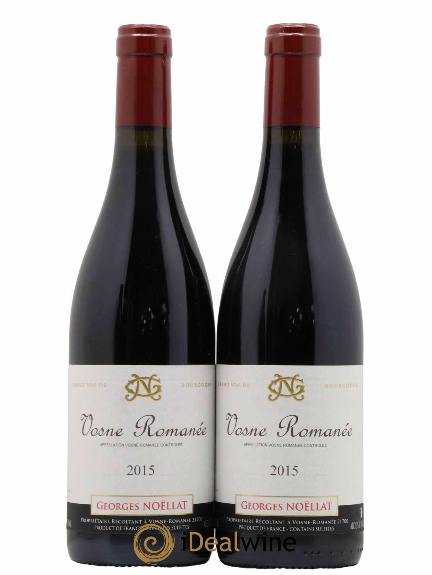 Vosne-Romanée Georges Noëllat (Domaine) 2015 - Lot de 2 bouteilles - 0