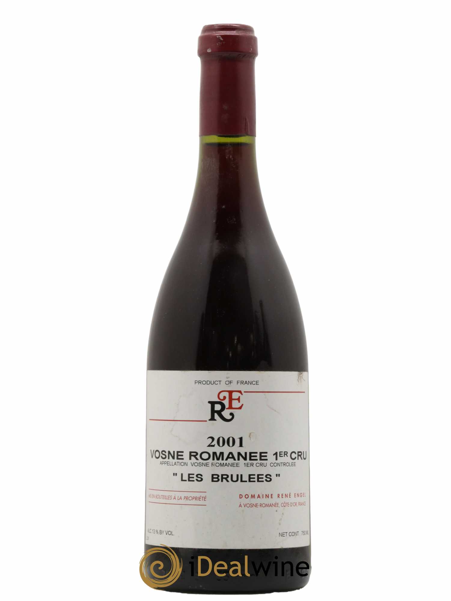 Vosne-Romanée 1er Cru Aux Brûlées Domaine René Engel - Domaine Eugénie 2001 - Lot de 1 bouteille - 0