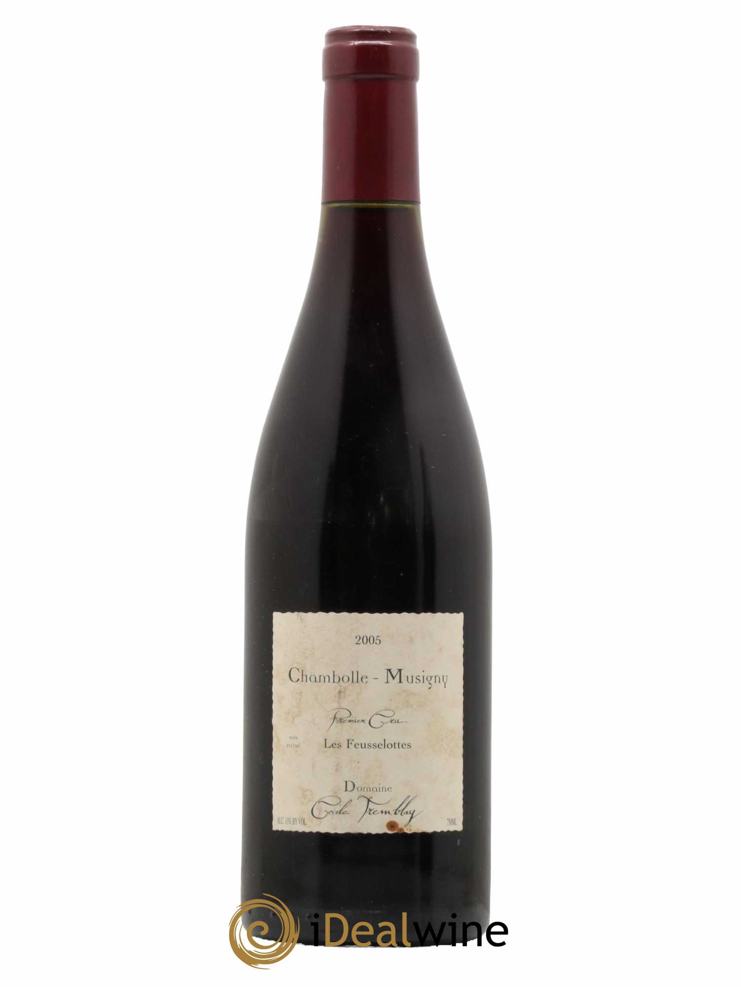 Chambolle-Musigny 1er Cru Les Feusselottes Cécile Tremblay 2005 - Lot de 1 bouteille - 0