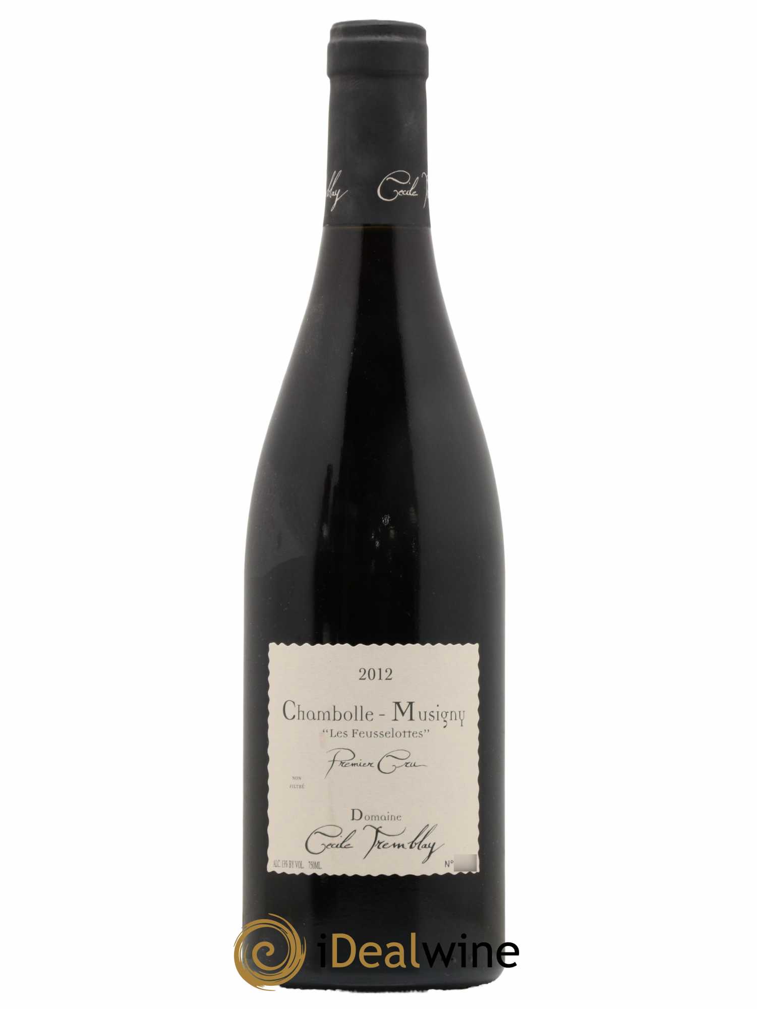 Chambolle-Musigny 1er Cru Les Feusselottes Cécile Tremblay 2012 - Lot de 1 bouteille - 0