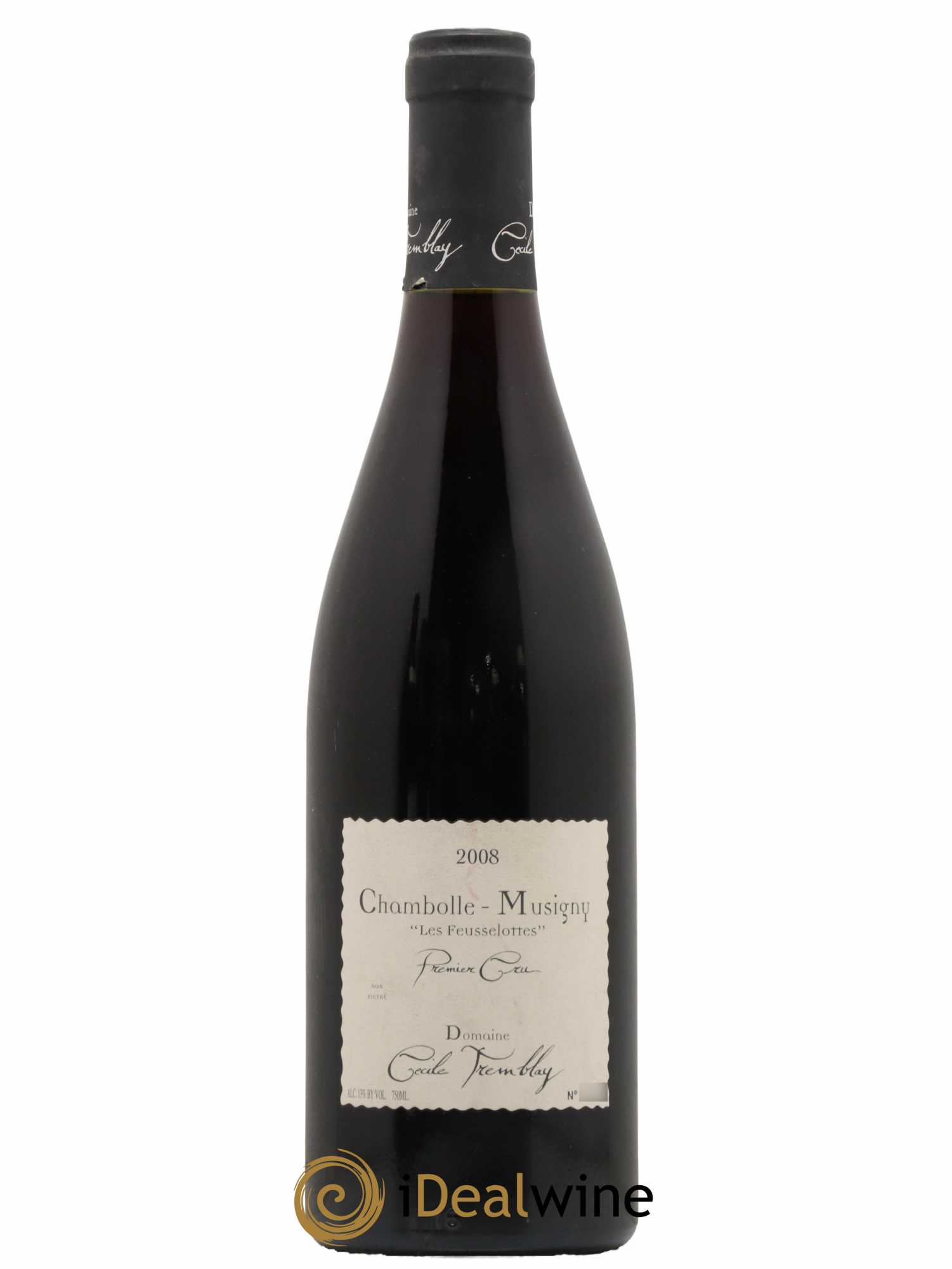 Chambolle-Musigny 1er Cru Les Feusselottes Cécile Tremblay 2008 - Lot de 1 bouteille - 0