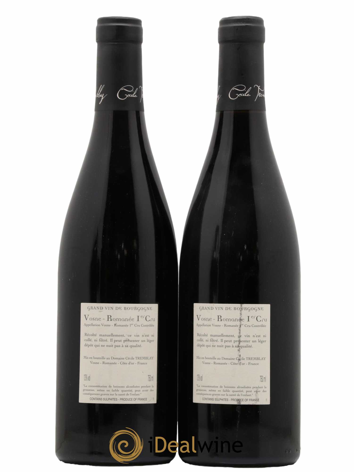 Vosne-Romanée 1er Cru Les Rouges Du Dessus Cécile Tremblay 2014 - Lotto di 2 bottiglie - 1