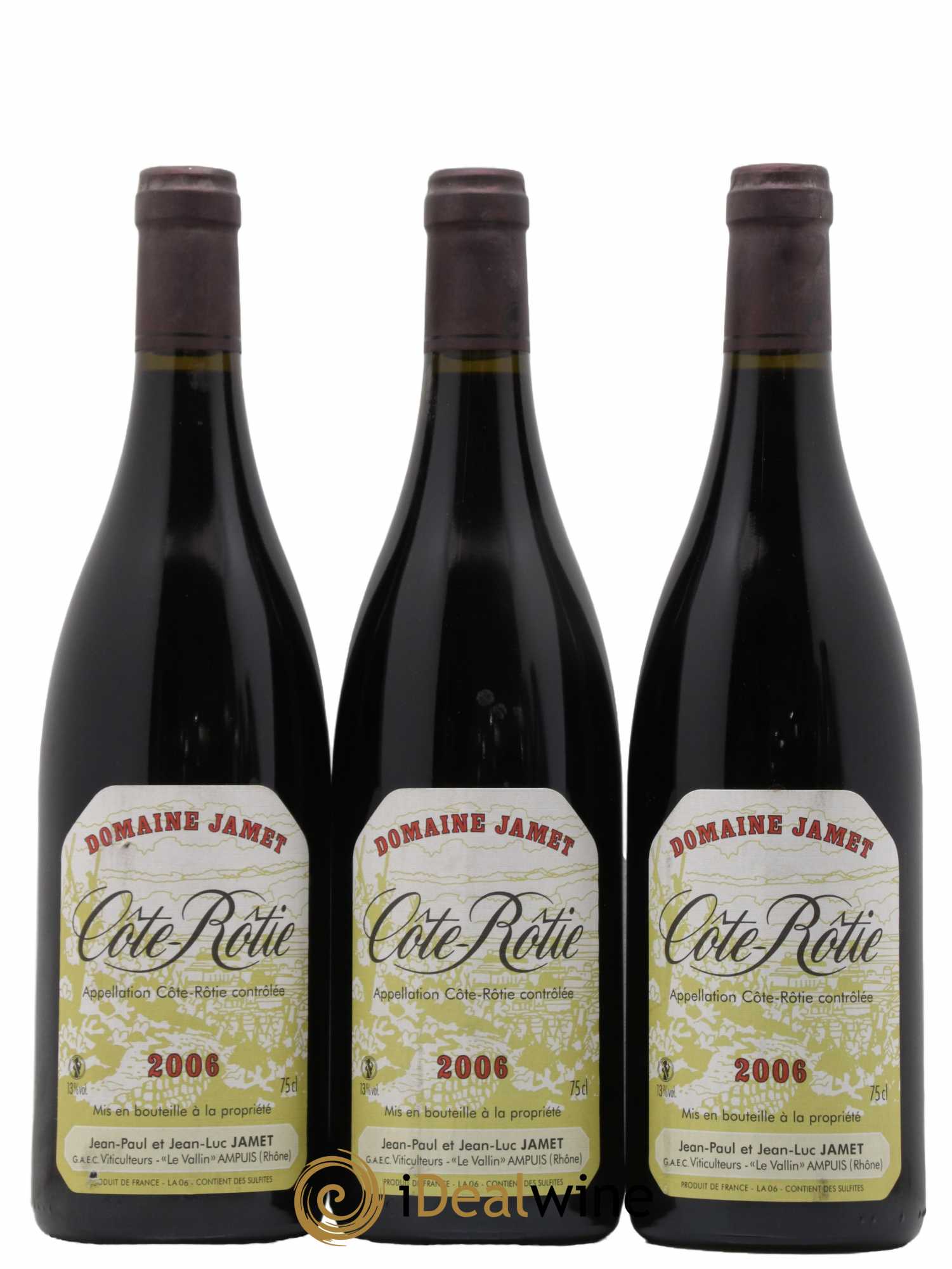 Côte-Rôtie Jamet (Domaine) 2006 - Lot de 3 bouteilles - 0