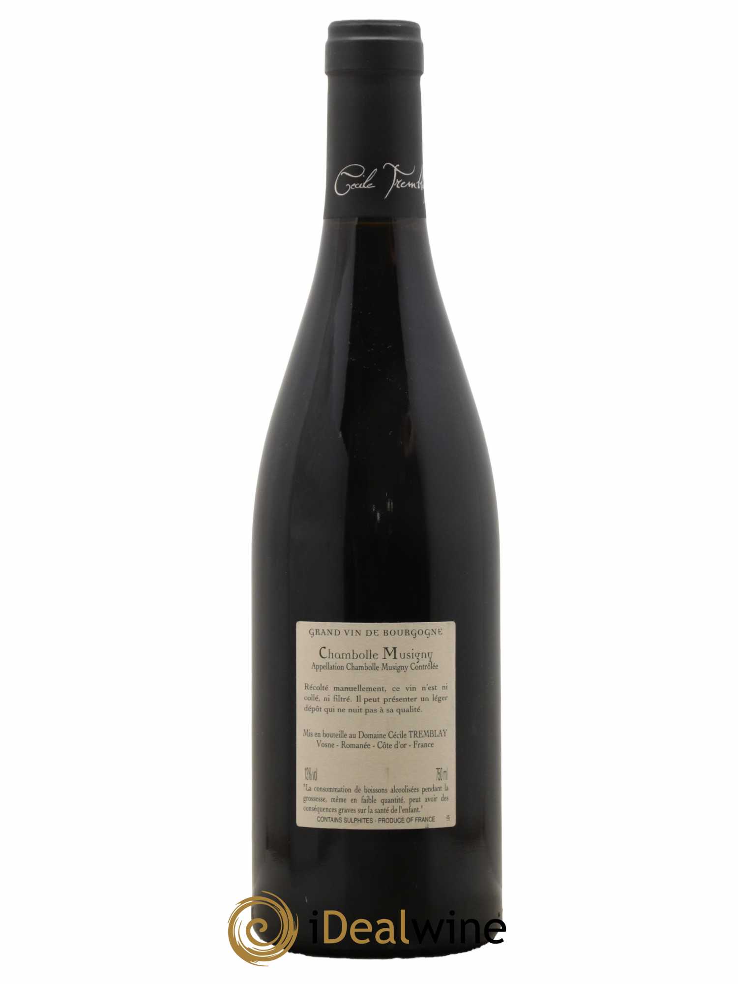 Chambolle-Musigny Les Cabottes Cécile Tremblay 2014 - Lot de 1 bouteille - 1