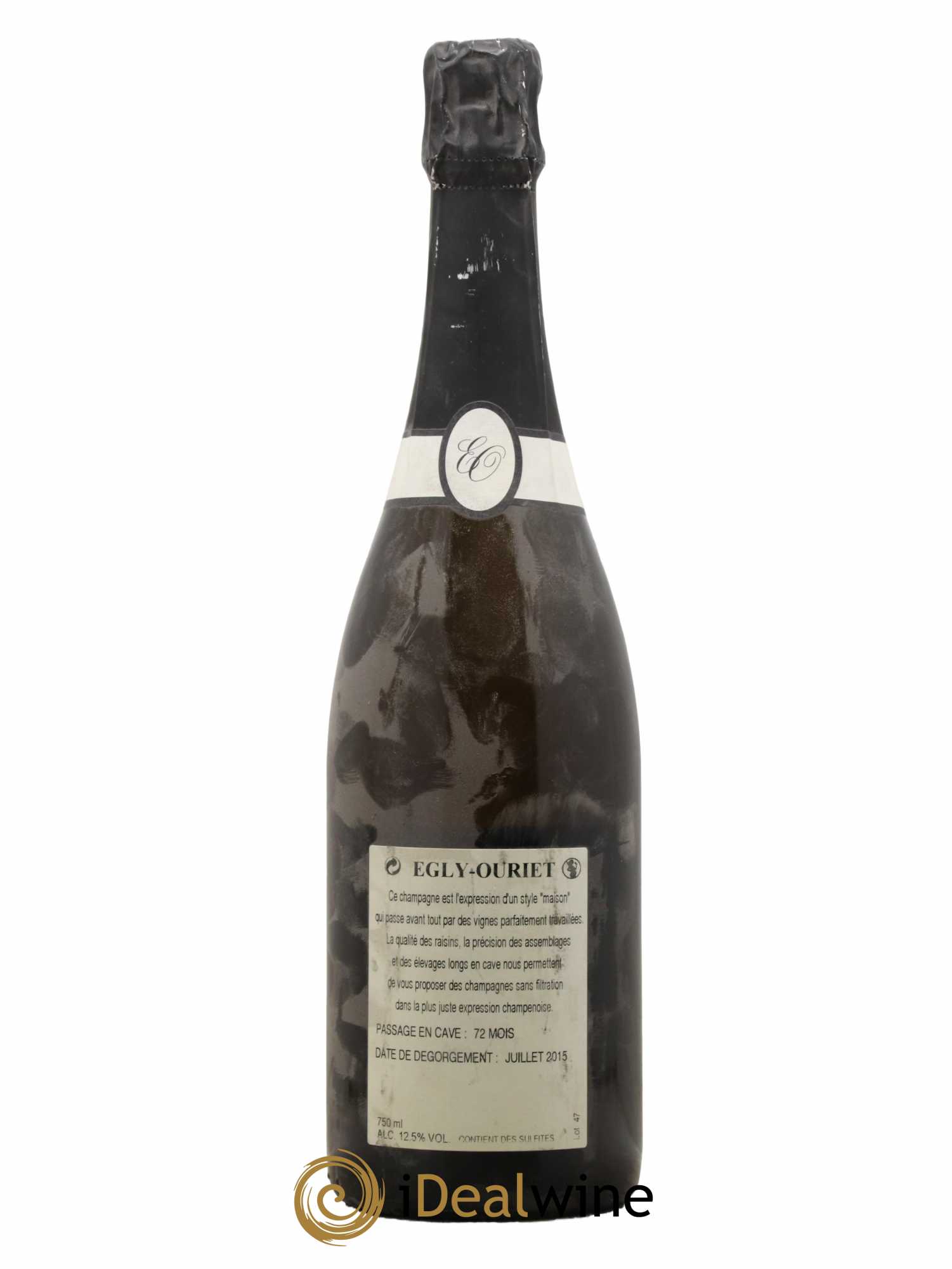 Blanc de Noirs Les Crayères Vieilles vignes Egly-Ouriet - Lot de 1 bouteille - 1