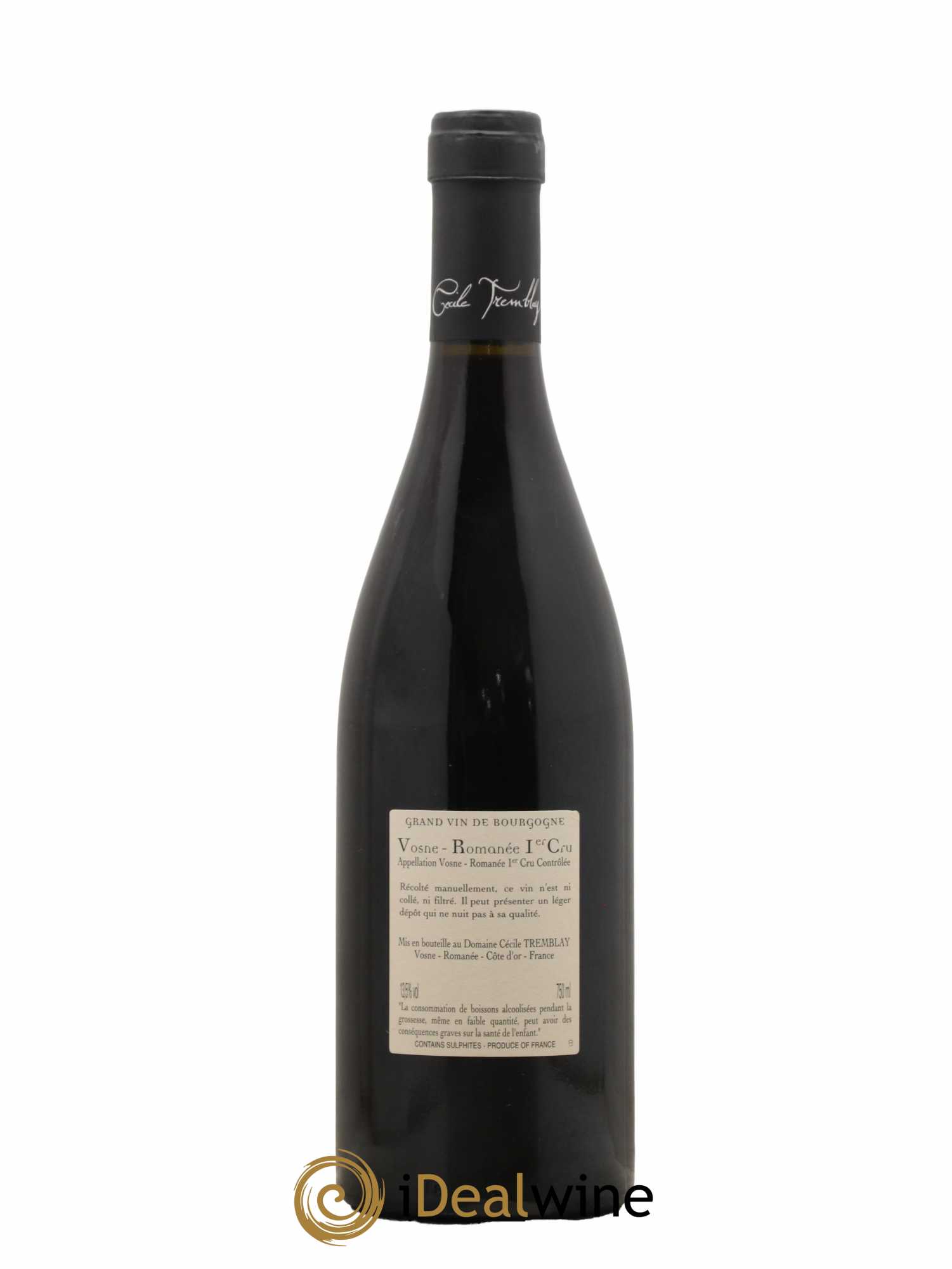 Vosne-Romanée 1er Cru Les Rouges Du Dessus Cécile Tremblay 2015 - Lot of 1 bottle - 1