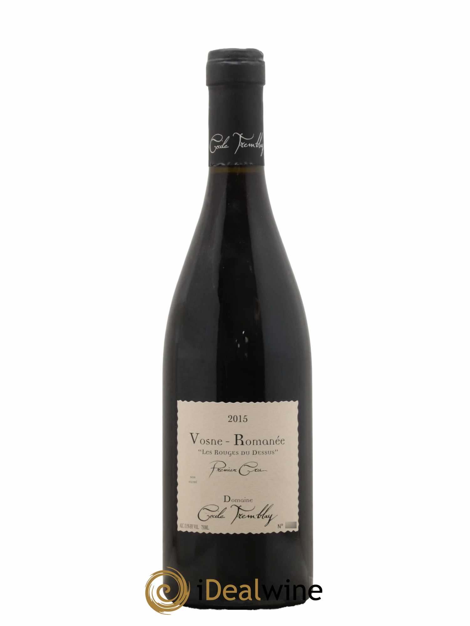 Vosne-Romanée 1er Cru Les Rouges Du Dessus Cécile Tremblay 2015 - Lot of 1 bottle - 0