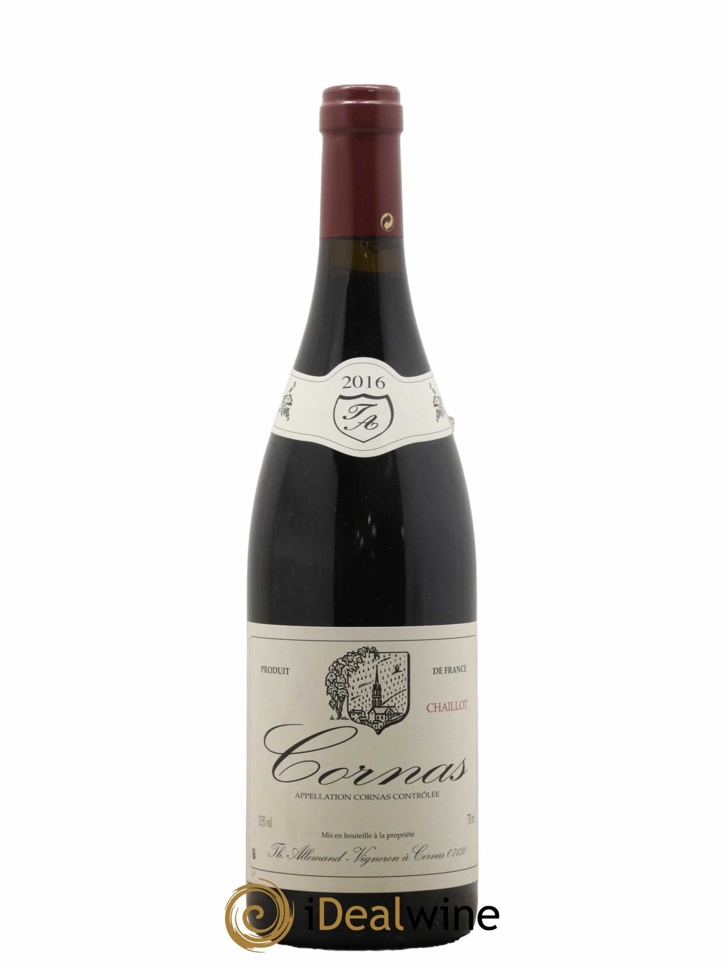 Cornas Chaillot Thierry Allemand 2016 - Lot de 1 bouteille - 0