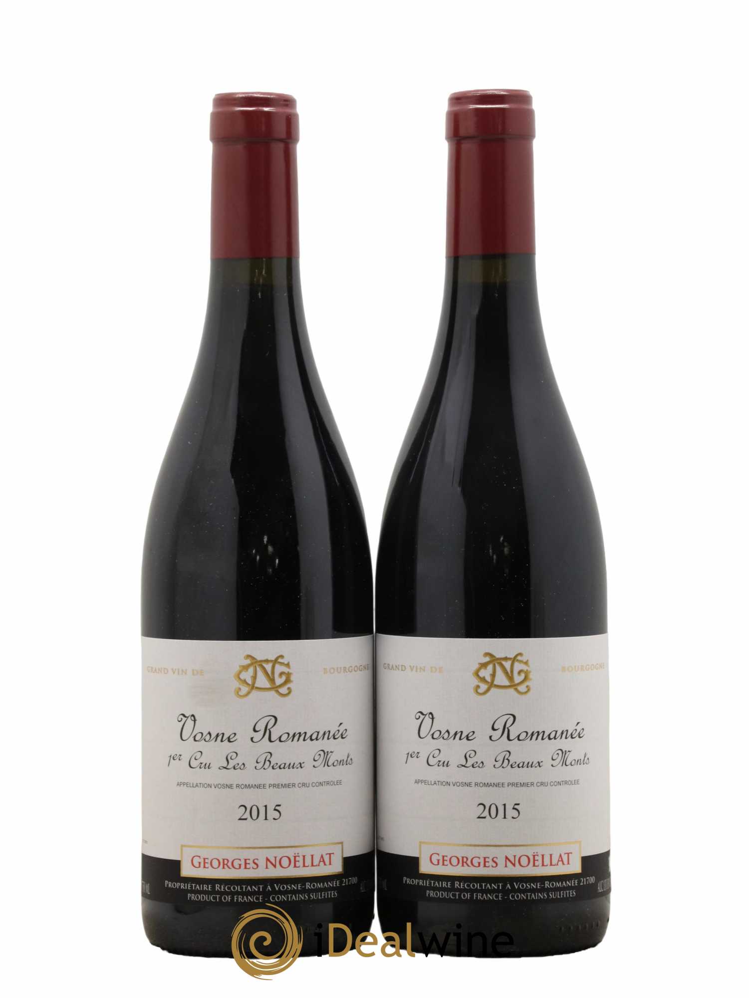 Vosne-Romanée 1er Cru Les Beaux Monts Georges Noëllat (Domaine) 2015 - Lot de 2 bouteilles - 0