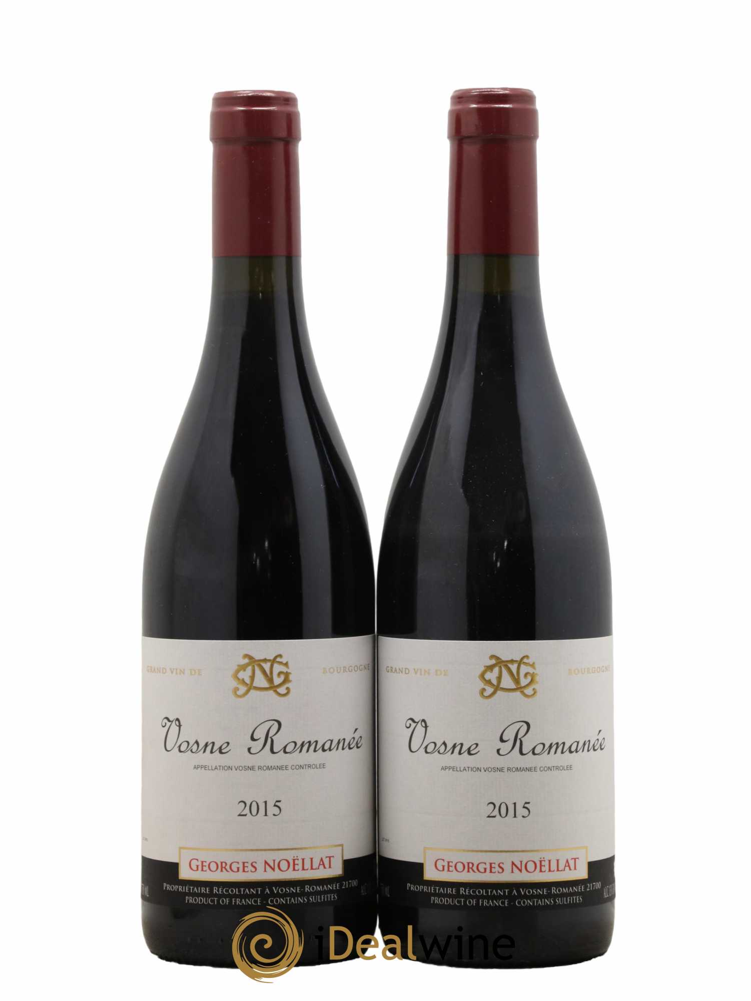 Vosne-Romanée Georges Noëllat (Domaine) 2015 - Lot de 2 bouteilles - 0