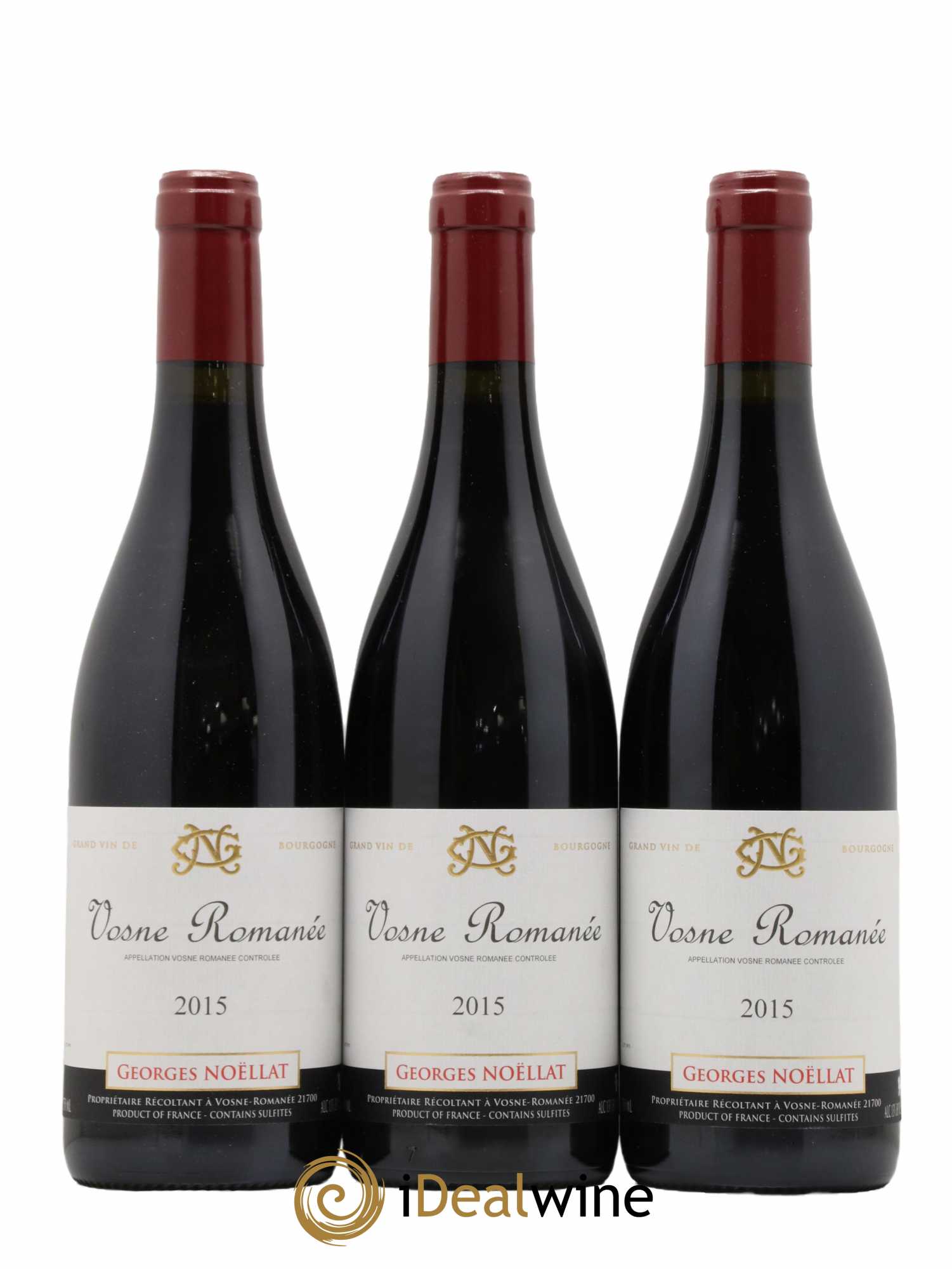 Vosne-Romanée Georges Noëllat (Domaine) 2015 - Lot de 3 bouteilles - 0