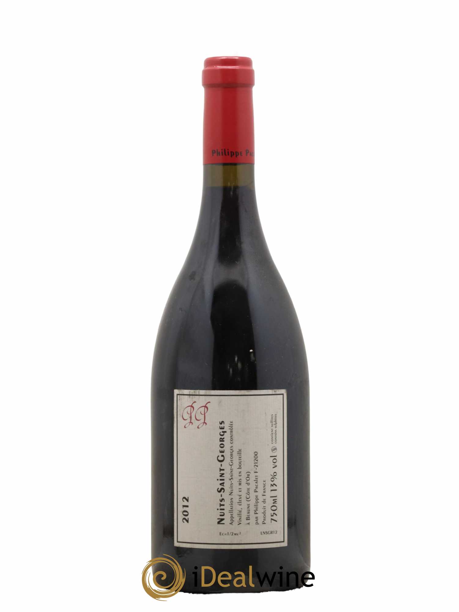 Nuits-Saint-Georges Philippe Pacalet 2012 - Lot de 1 bouteille - 1