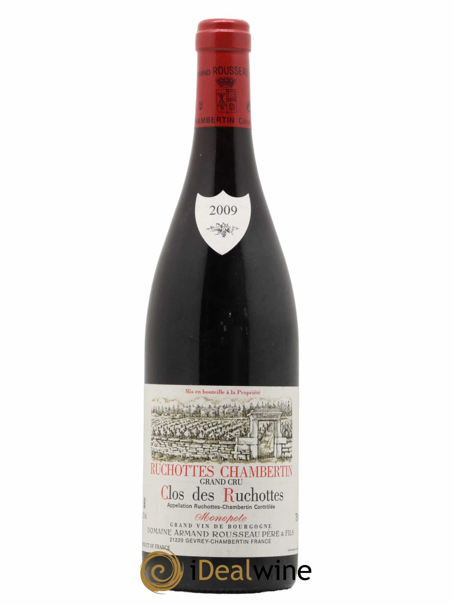 Ruchottes-Chambertin Grand Cru Clos des Ruchottes Armand Rousseau (Domaine) 2009 - Posten von 1 Flasche - 0