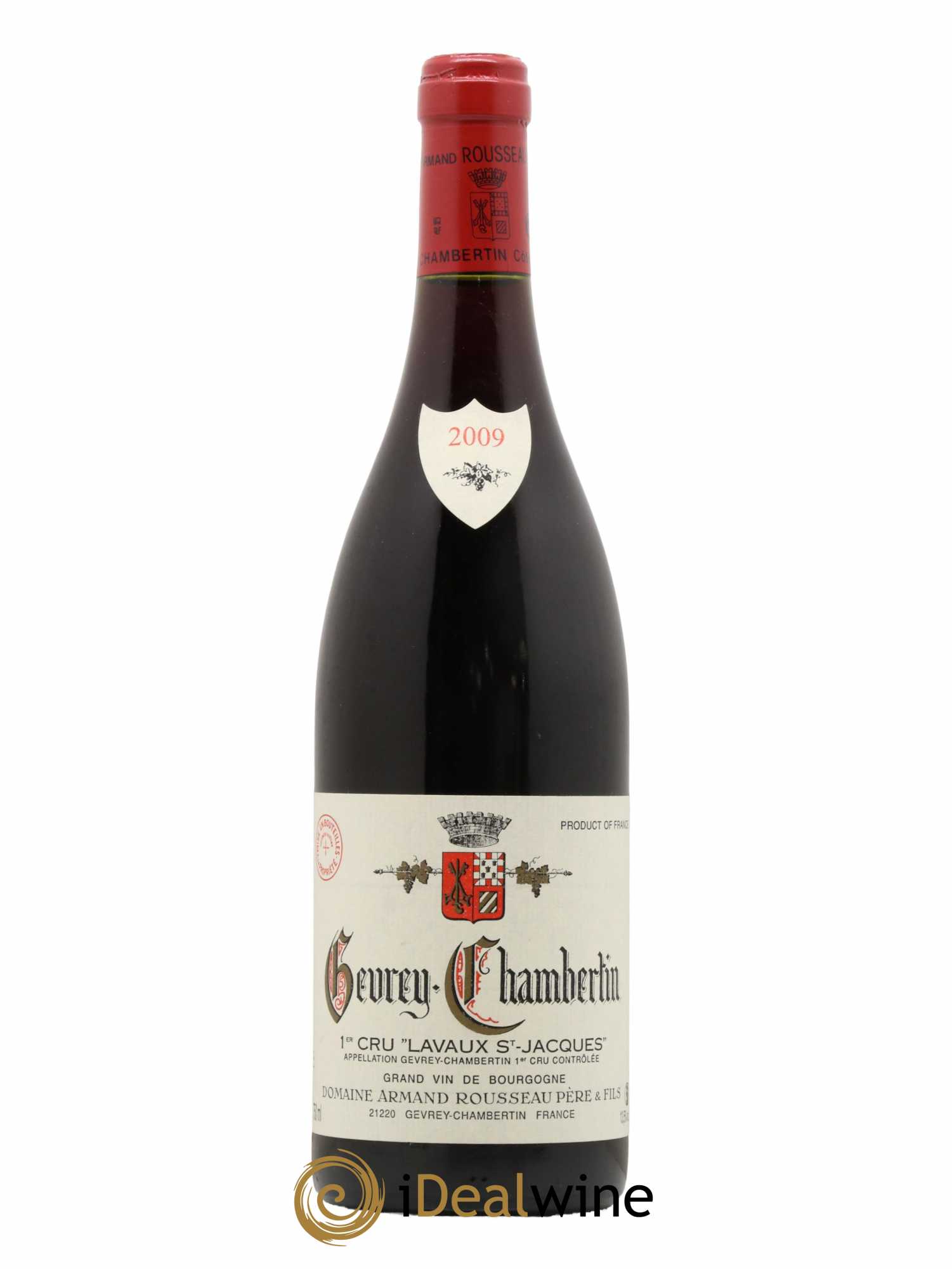 Gevrey-Chambertin 1er Cru Lavaux Saint Jacques Armand Rousseau (Domaine) 2009 - Lot de 1 bouteille - 0