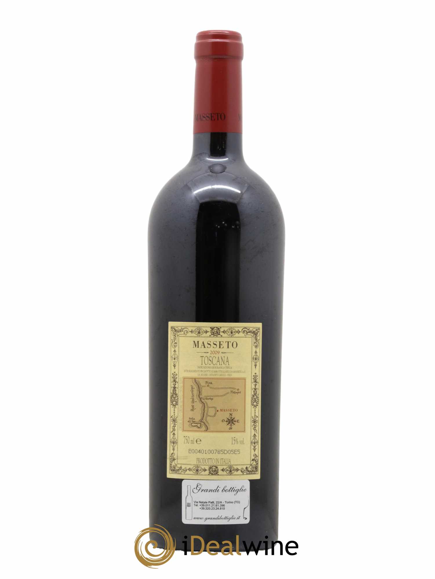 Toscana IGT Tenuta Dell'Ornellaia Masseto Frescobaldi 2009 - Lot of 1 bottle - 1