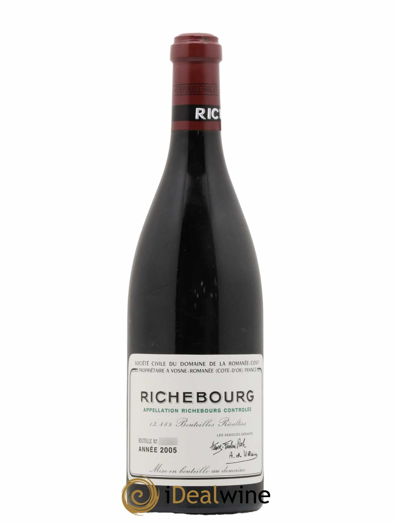 Richebourg Grand Cru Domaine de la Romanée-Conti 2005 - Lot de 1 bouteille - 0