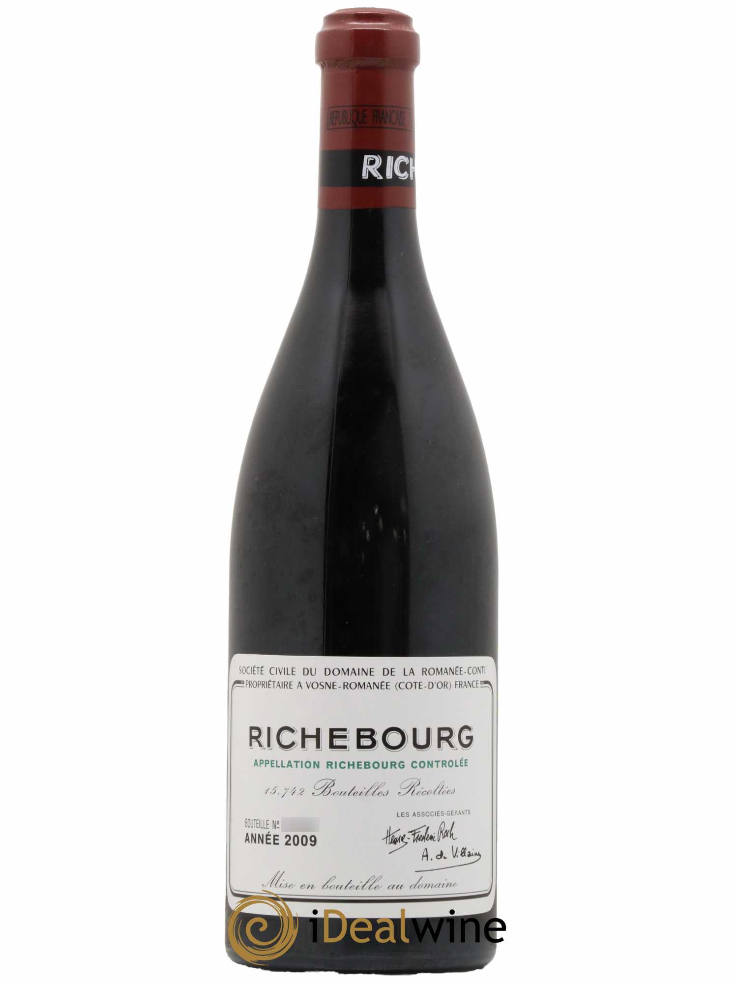 Richebourg Grand Cru Domaine de la Romanée-Conti 2009 - Lot de 1 bouteille - 0