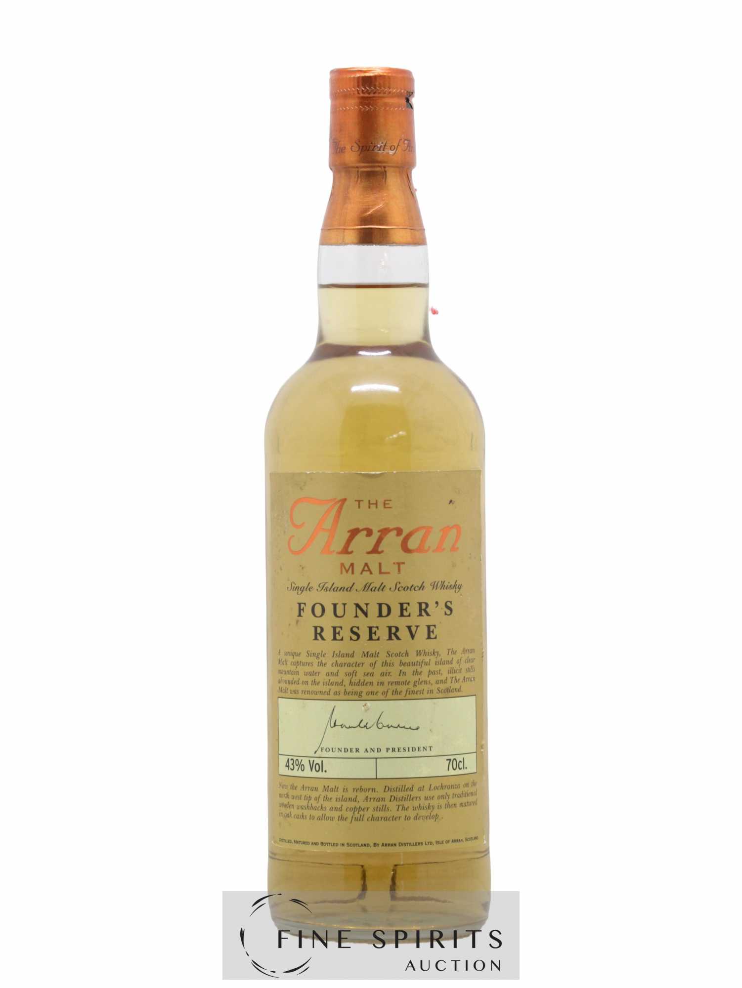 Arran Of. Founder's Reserve - Posten von 1 Flasche - 0