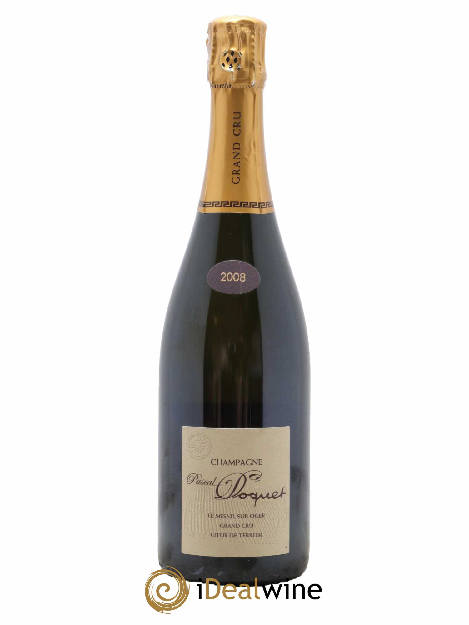 Champagne Coeur De Terroir Pascal Doquet 2008 - Lot de 1 bouteille - 0