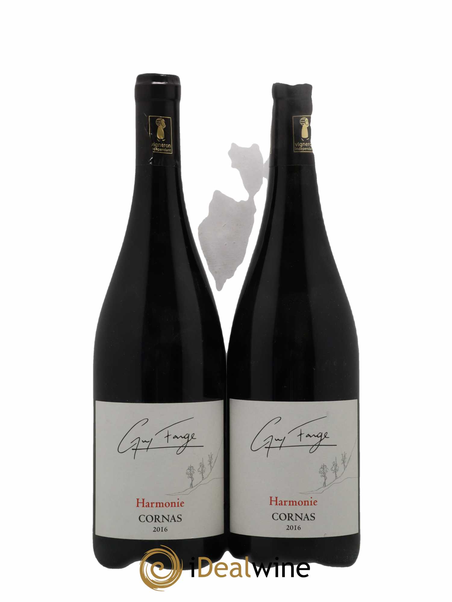 Cornas Guy Farge Harmonie 2016 - Lot de 2 bouteilles - 0